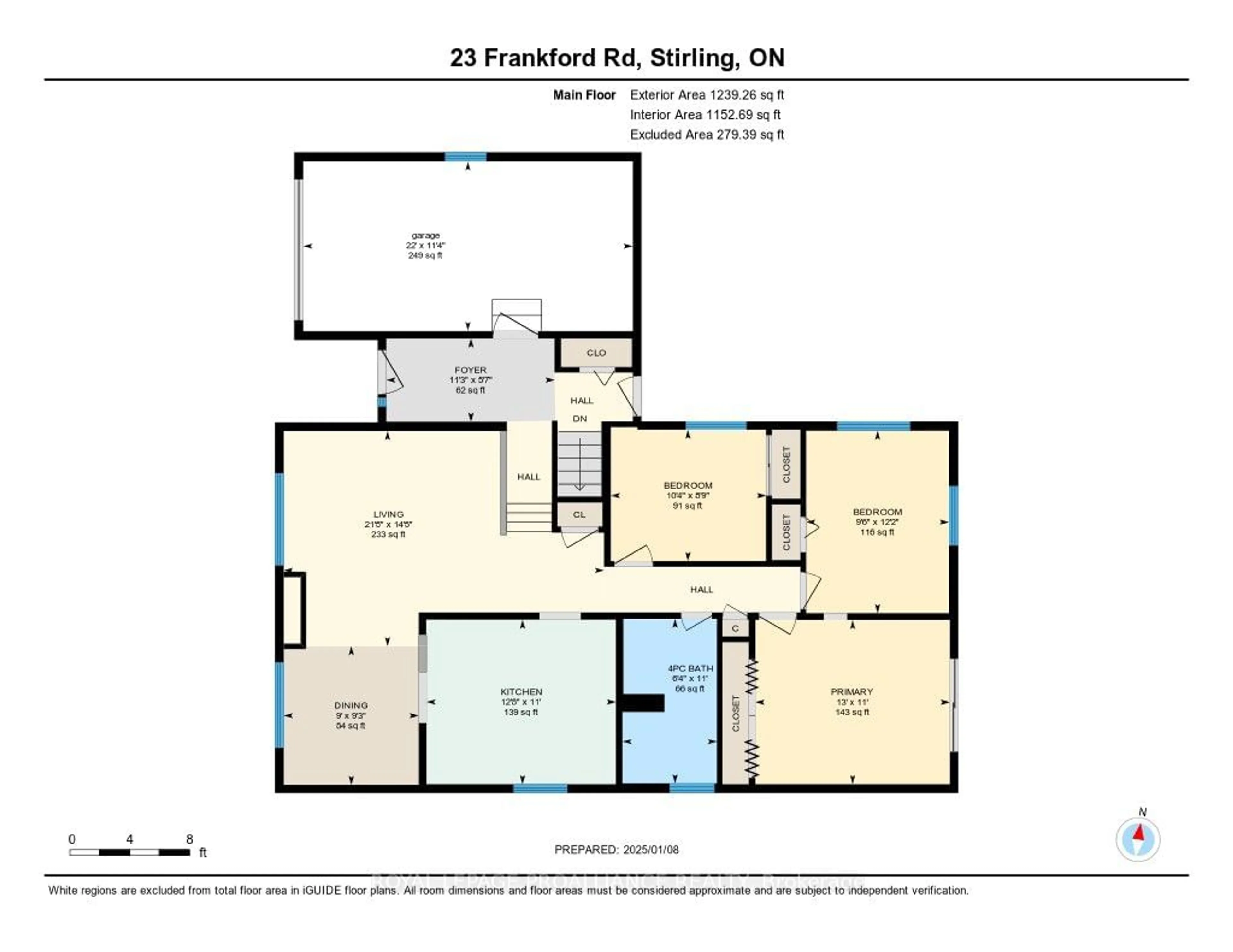 Floor plan for 23 Frankford-Stirling Rd, Stirling-Rawdon Ontario K0K 3E0