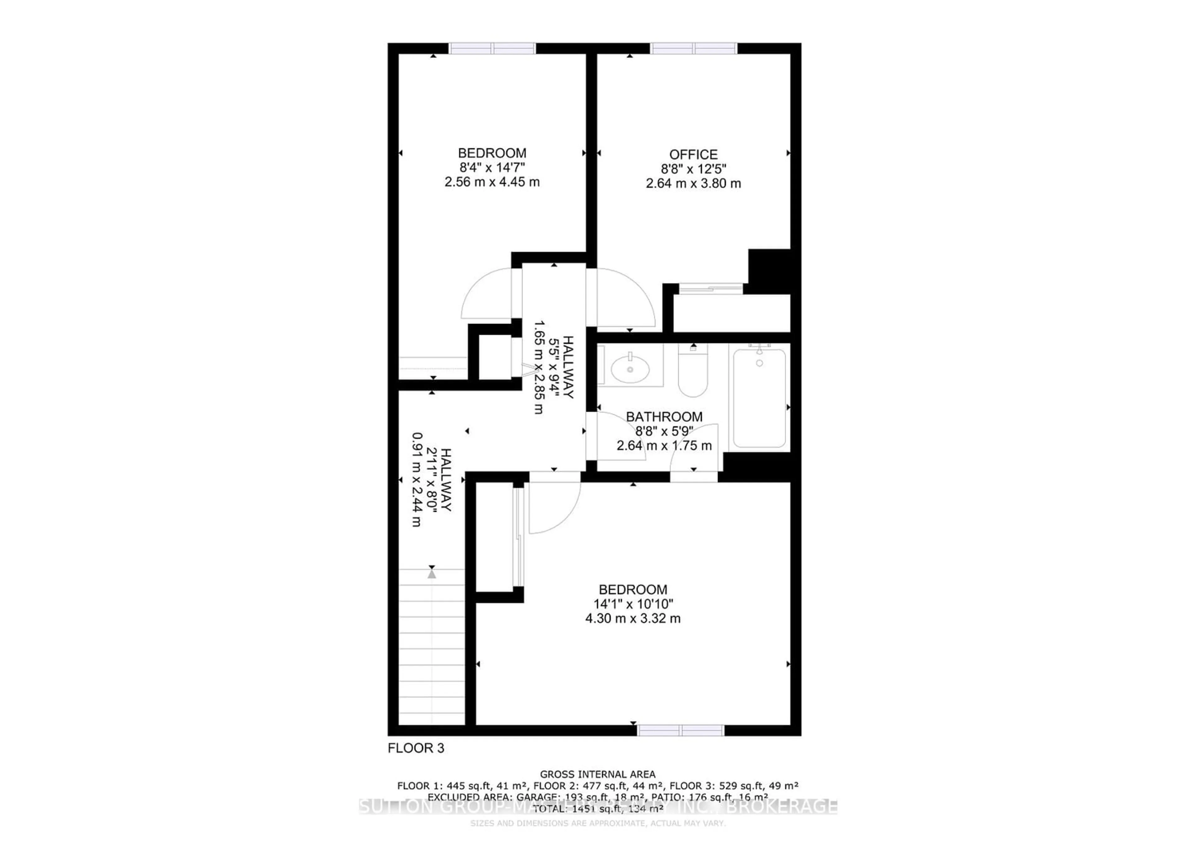 Floor plan for 808 Datzell Lane #51, Kingston Ontario K7M 7R6