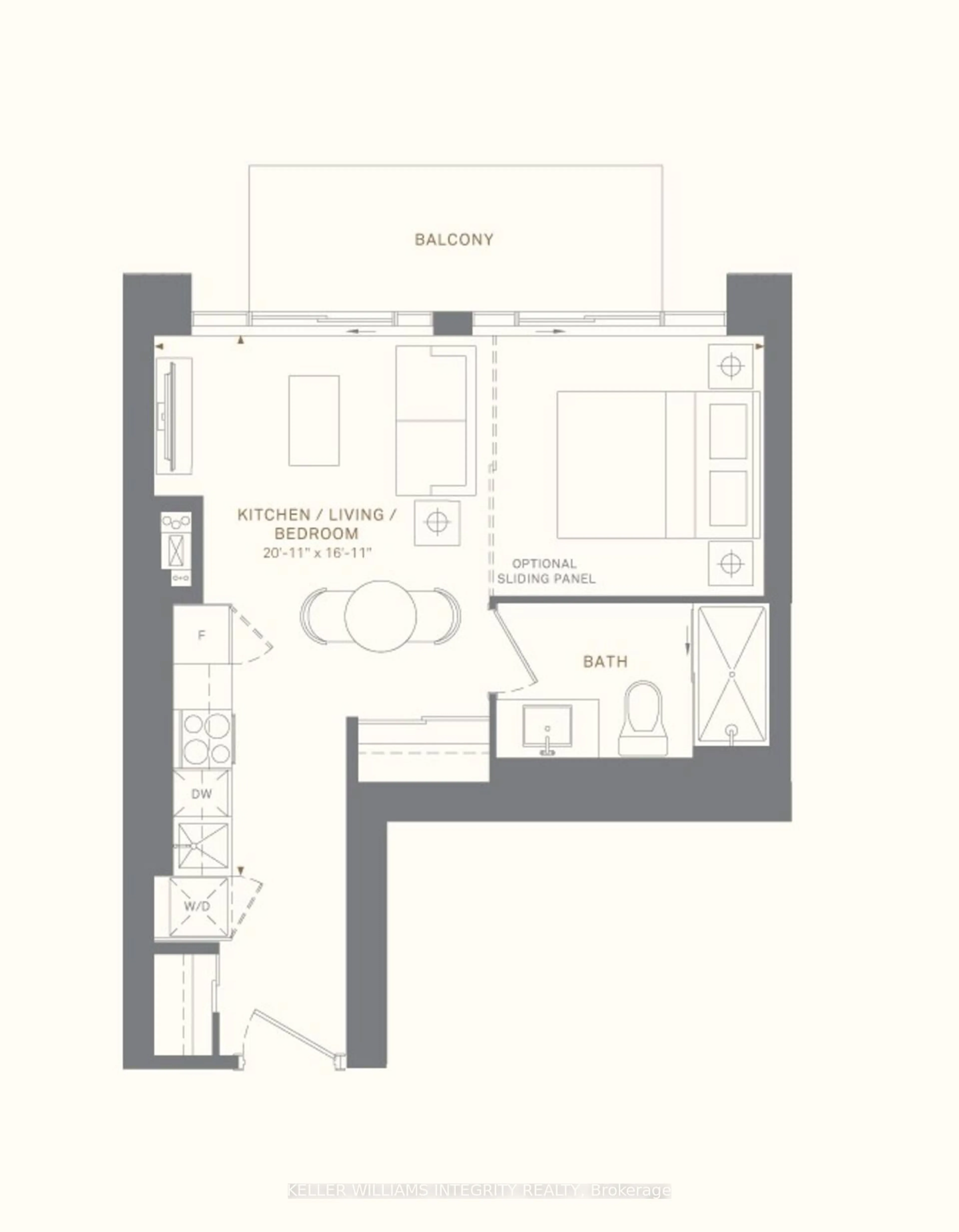 Floor plan for 560 Rideau St #511, Lower Town - Sandy Hill Ontario K1N 0G3