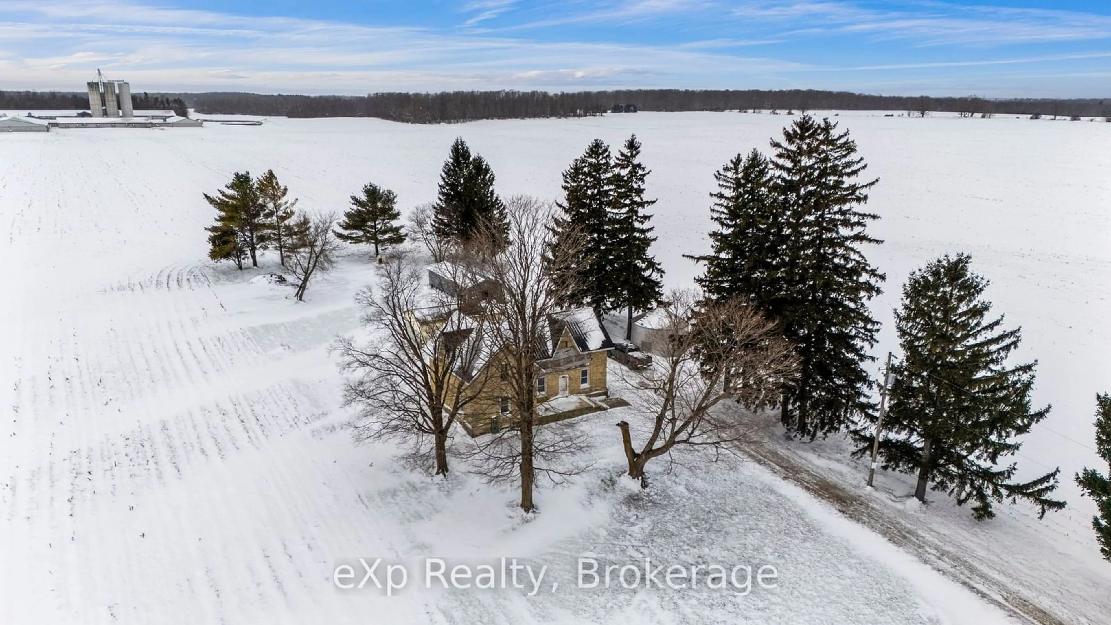 A pic from outside/outdoor area/front of a property/back of a property/a pic from drone, water/lake/river/ocean view for 42217 Cranbrook Rd, Morris-Turnberry Ontario N0G 1H0