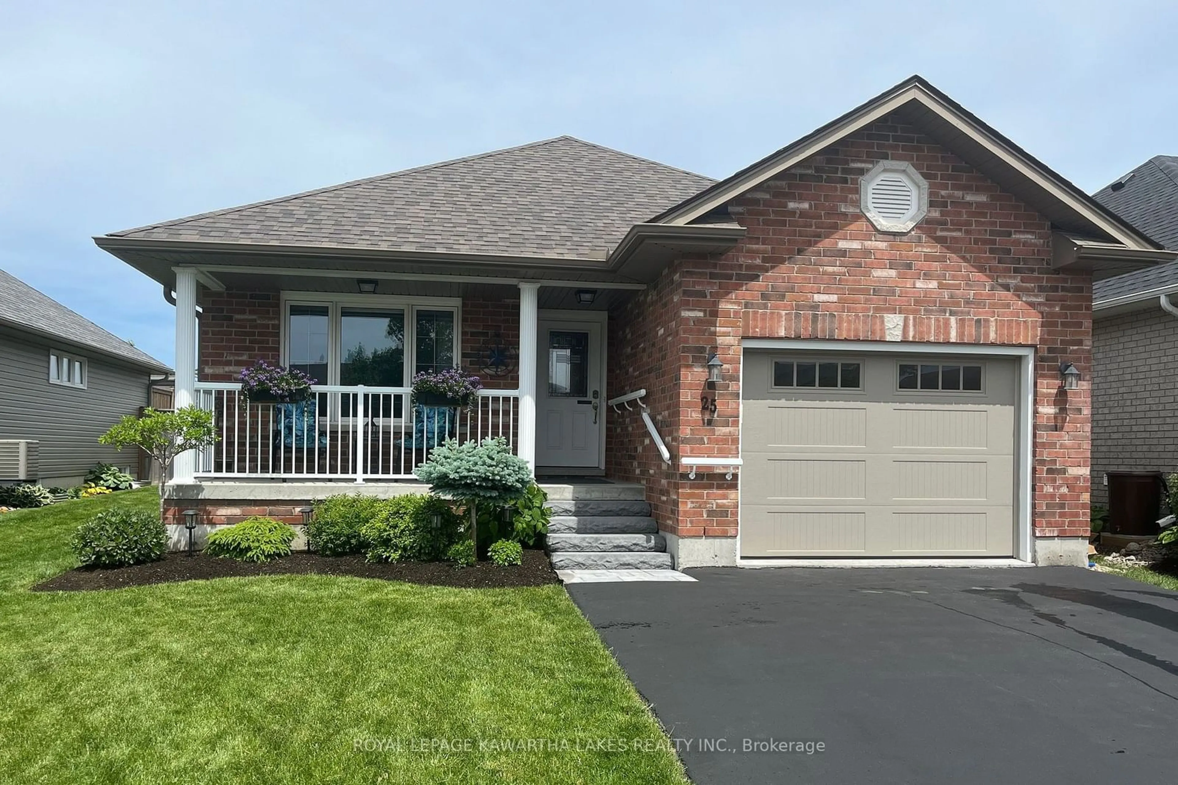 Home with brick exterior material, street for 25 Liam St, Kawartha Lakes Ontario K9V 0J3