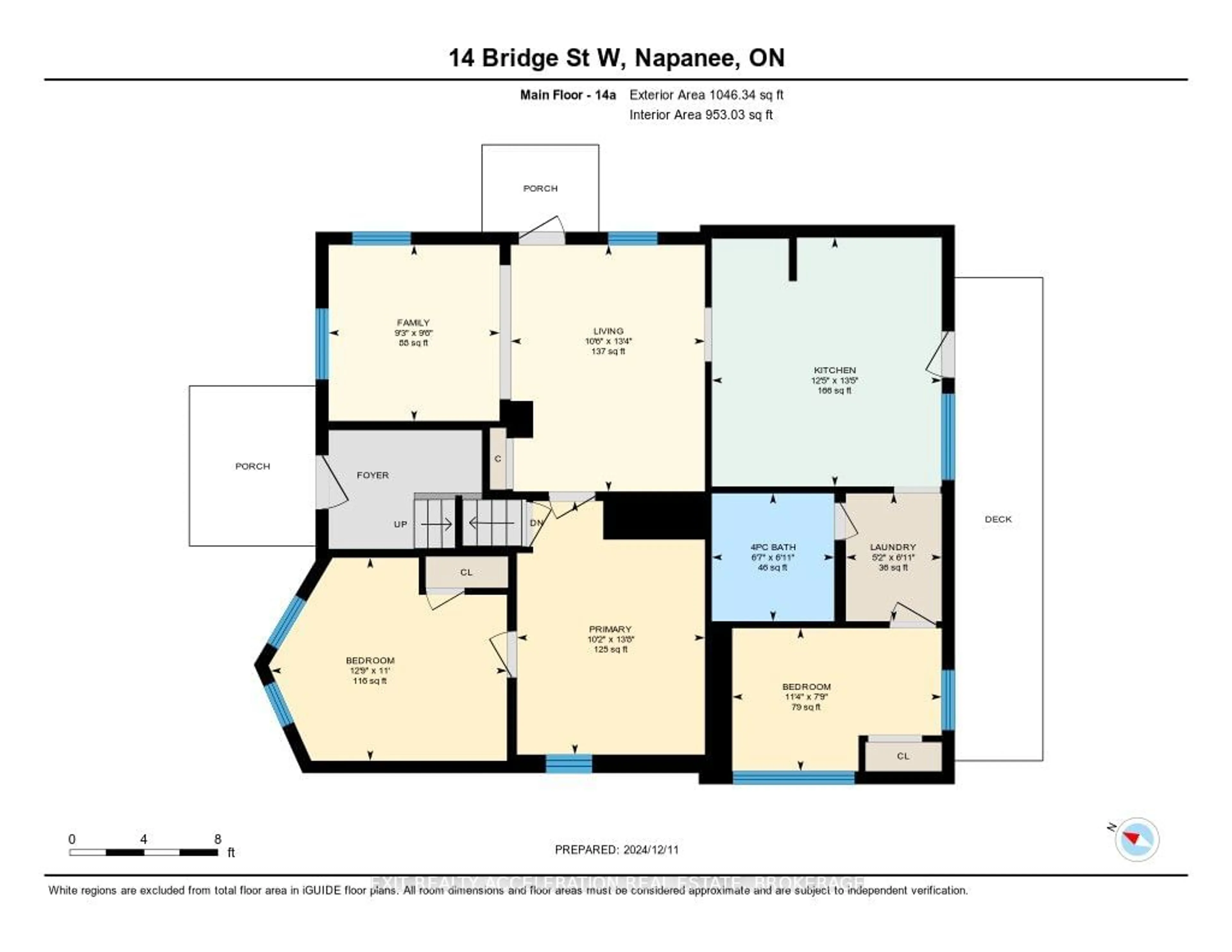 Floor plan for 14 Bridge St, Greater Napanee Ontario K7R 2C3