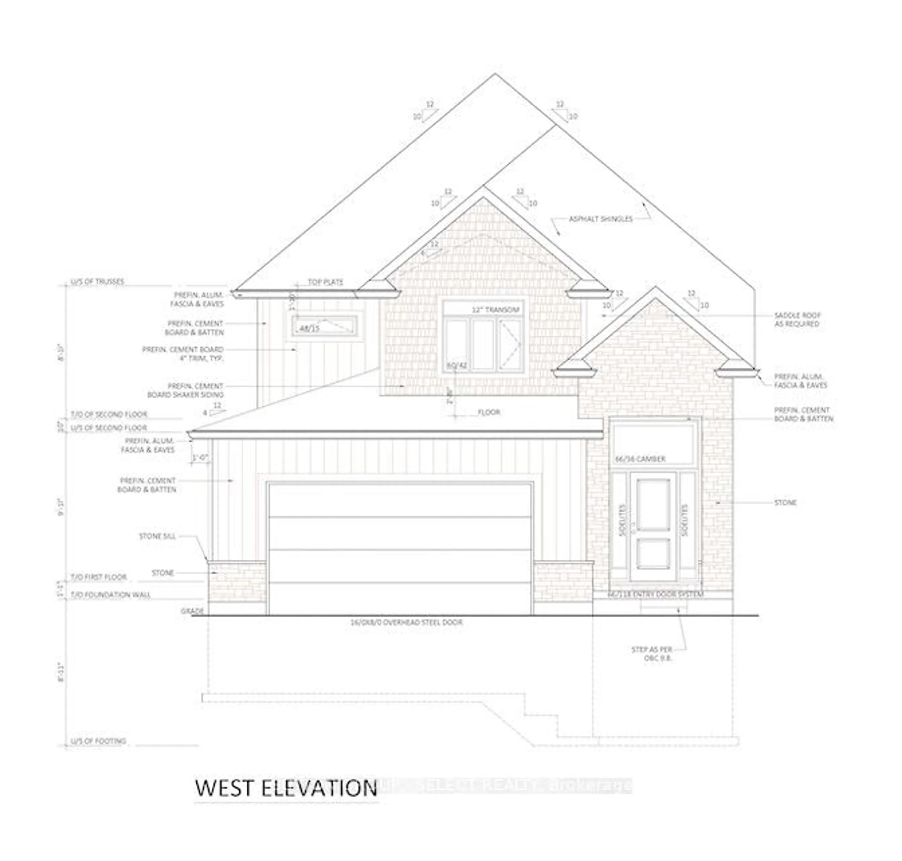 Floor plan for LOT 26 BRISCOE Cres, Strathroy-Caradoc Ontario N7G 0G3