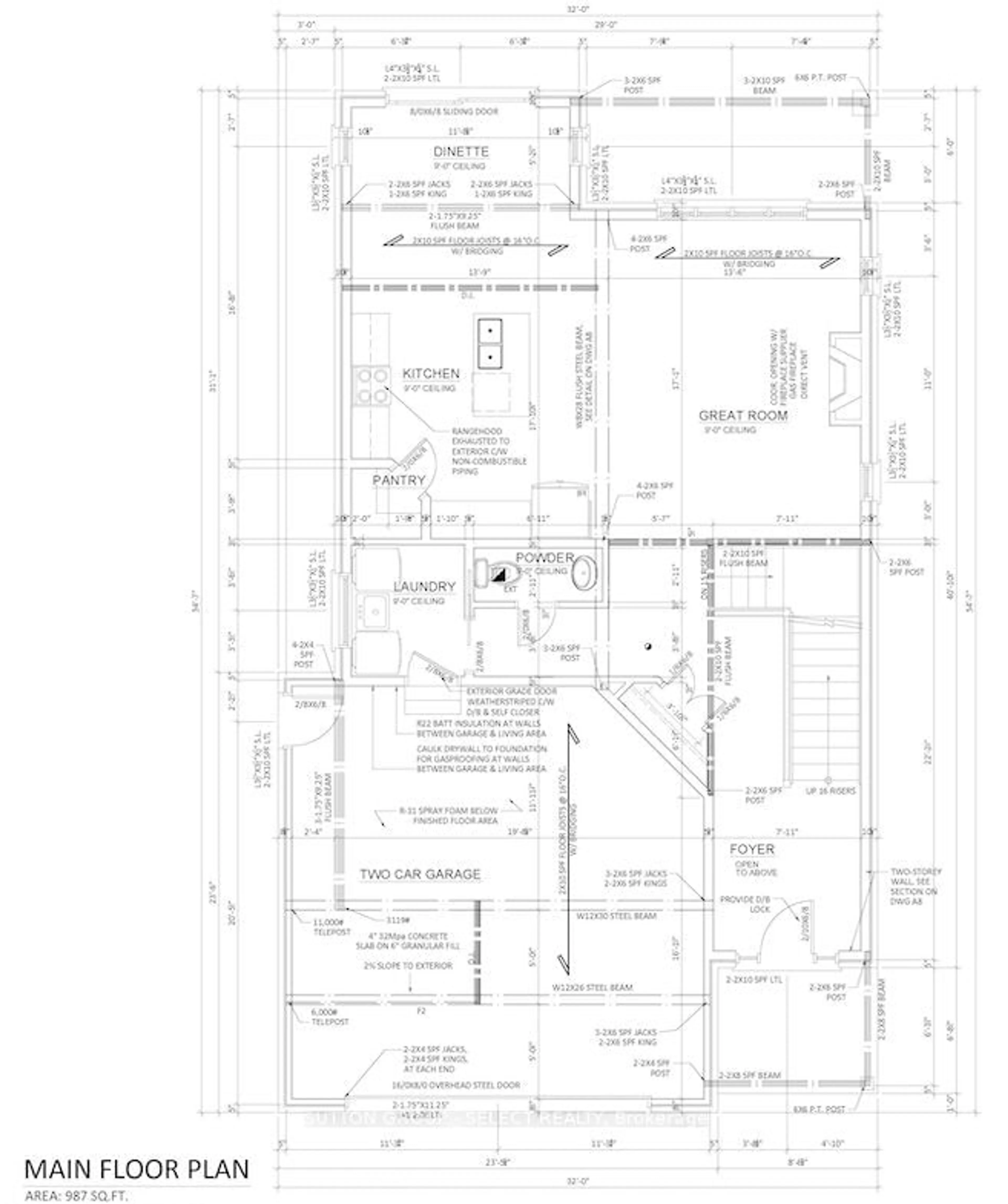 Floor plan for LOT 26 BRISCOE Cres, Strathroy-Caradoc Ontario N7G 0G3