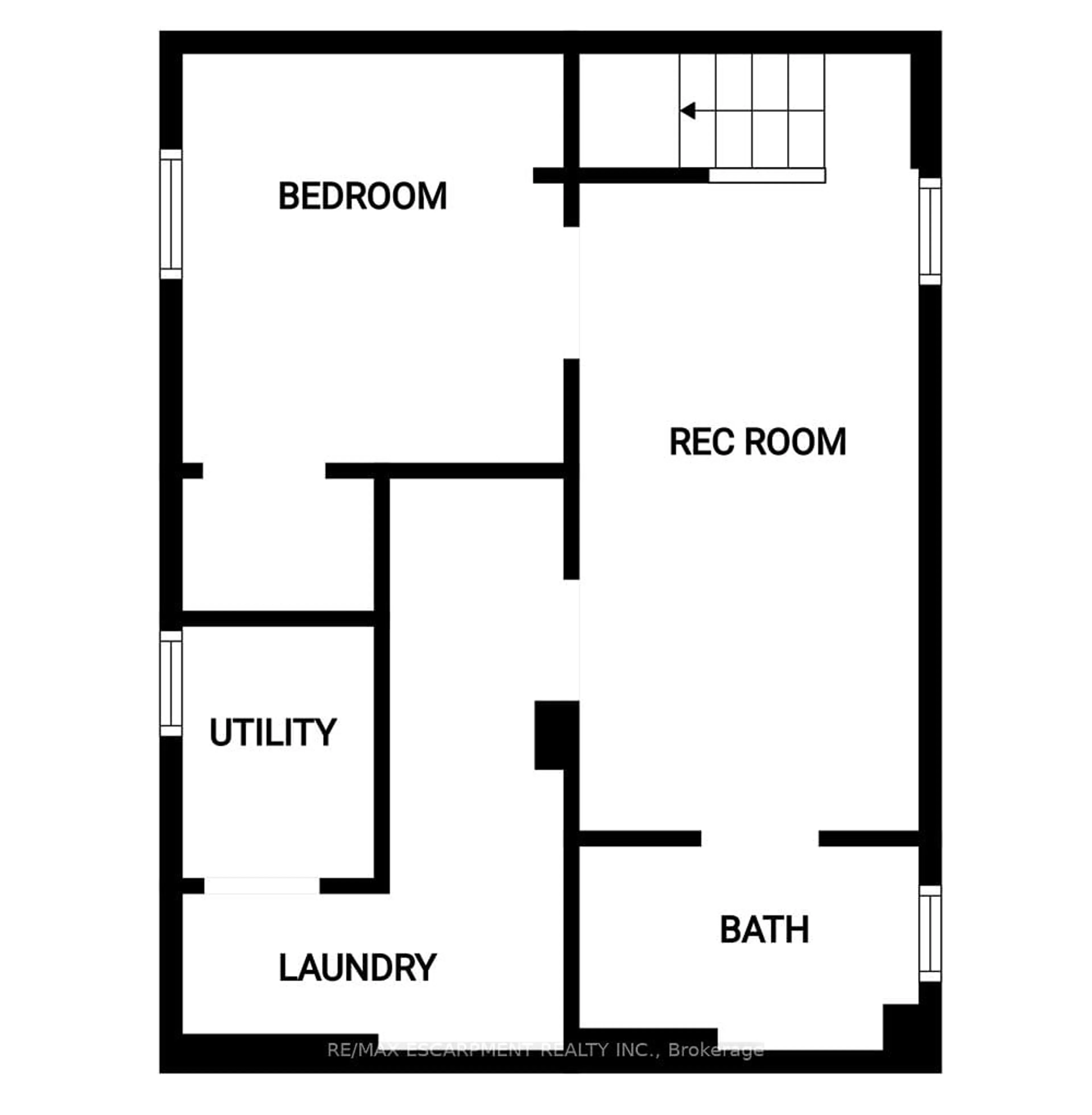 Floor plan for 32 Vansitmart Ave, Hamilton Ontario L8H 3A3