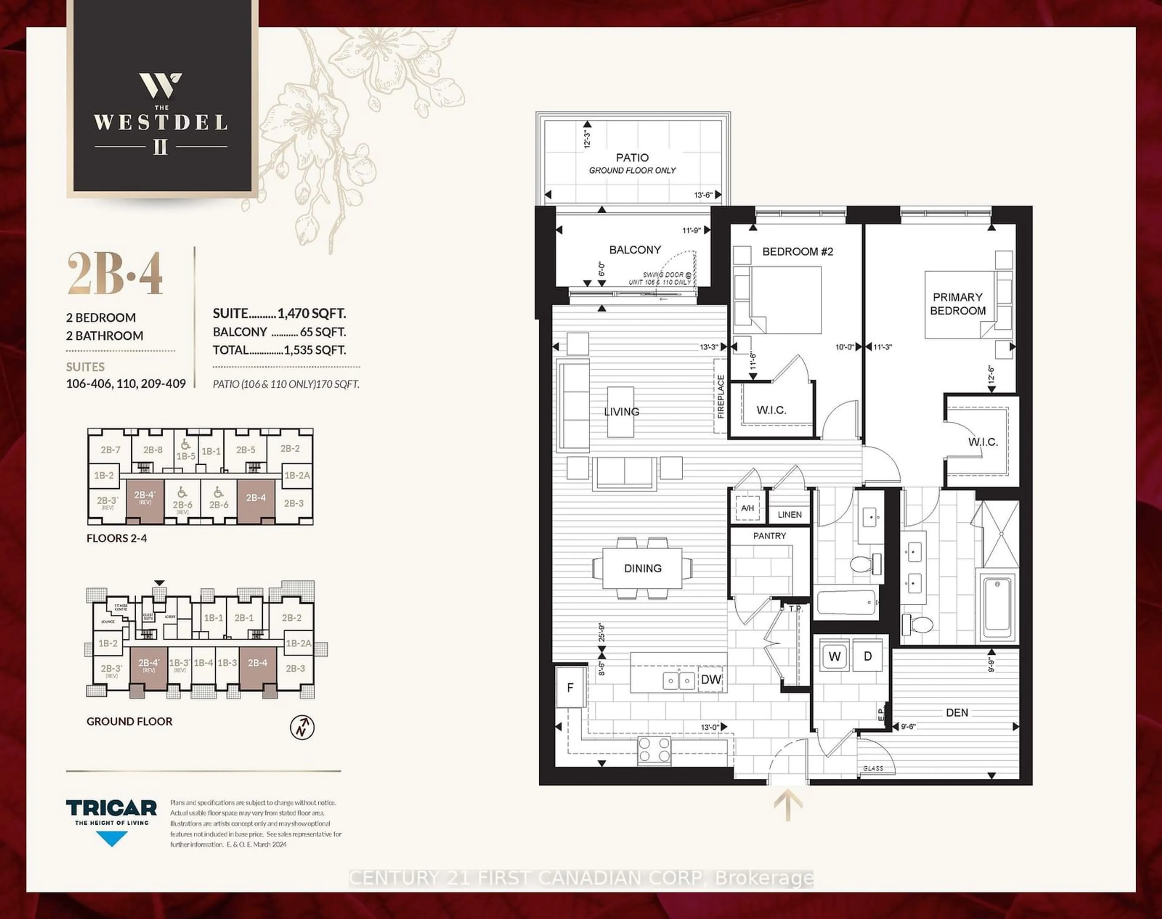 Floor plan for 1560 Upper West Ave #309, London Ontario N6K 4P9