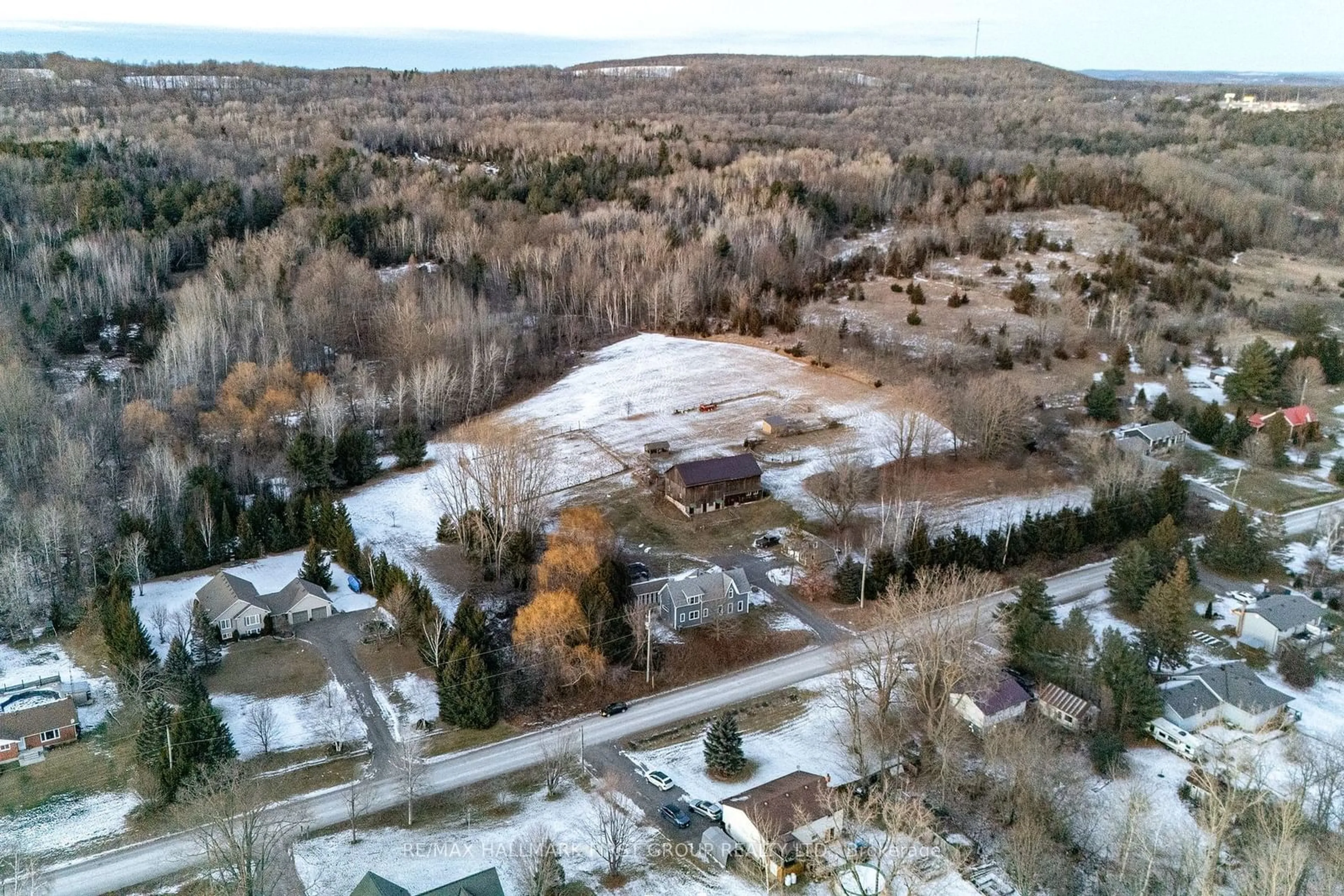 A pic from outside/outdoor area/front of a property/back of a property/a pic from drone, unknown for 16882 Telephone Rd, Quinte West Ontario K8V 5P4