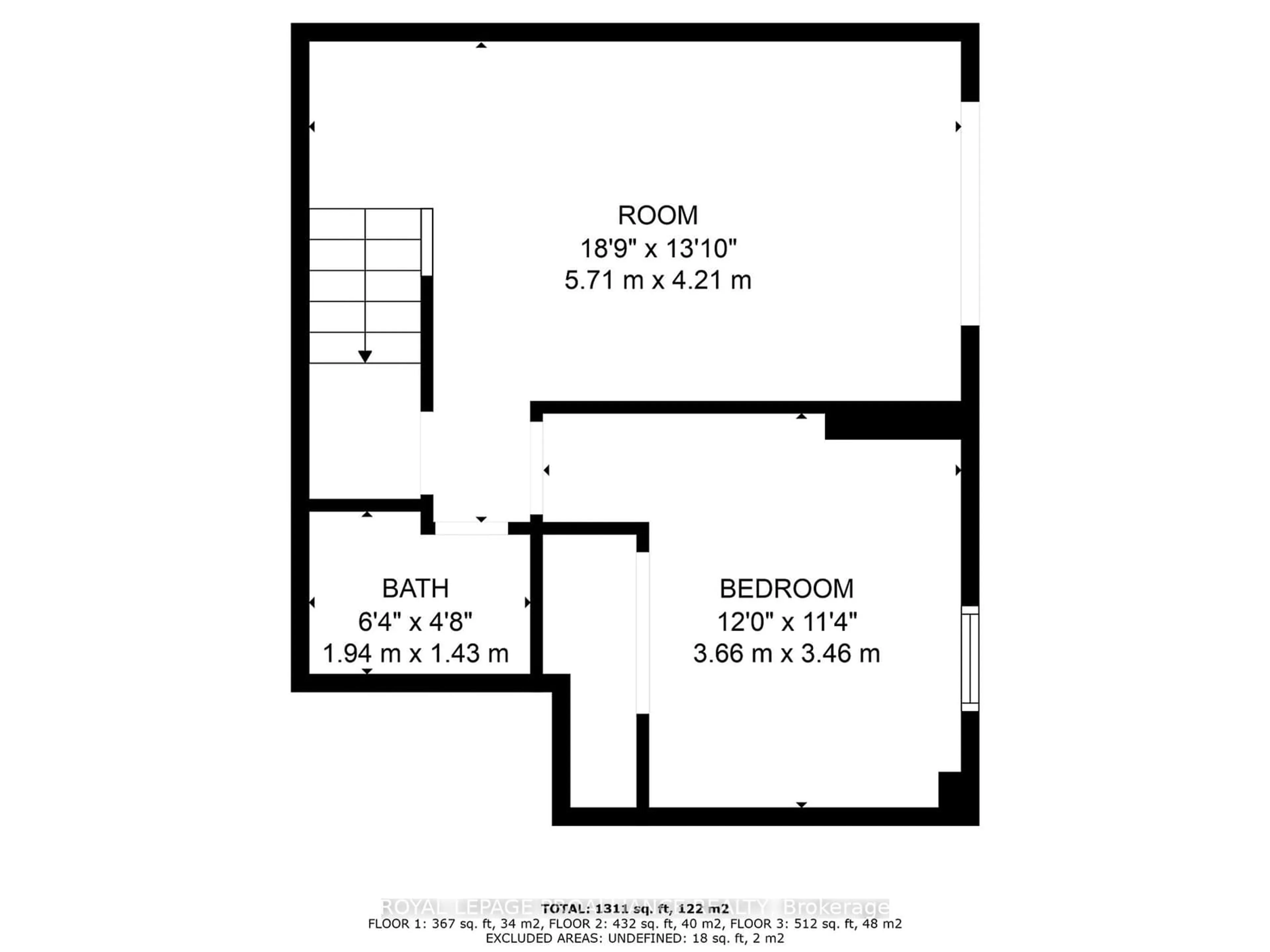 Floor plan for 494 Elgin St #25, Cobourg Ontario K9A 4T6