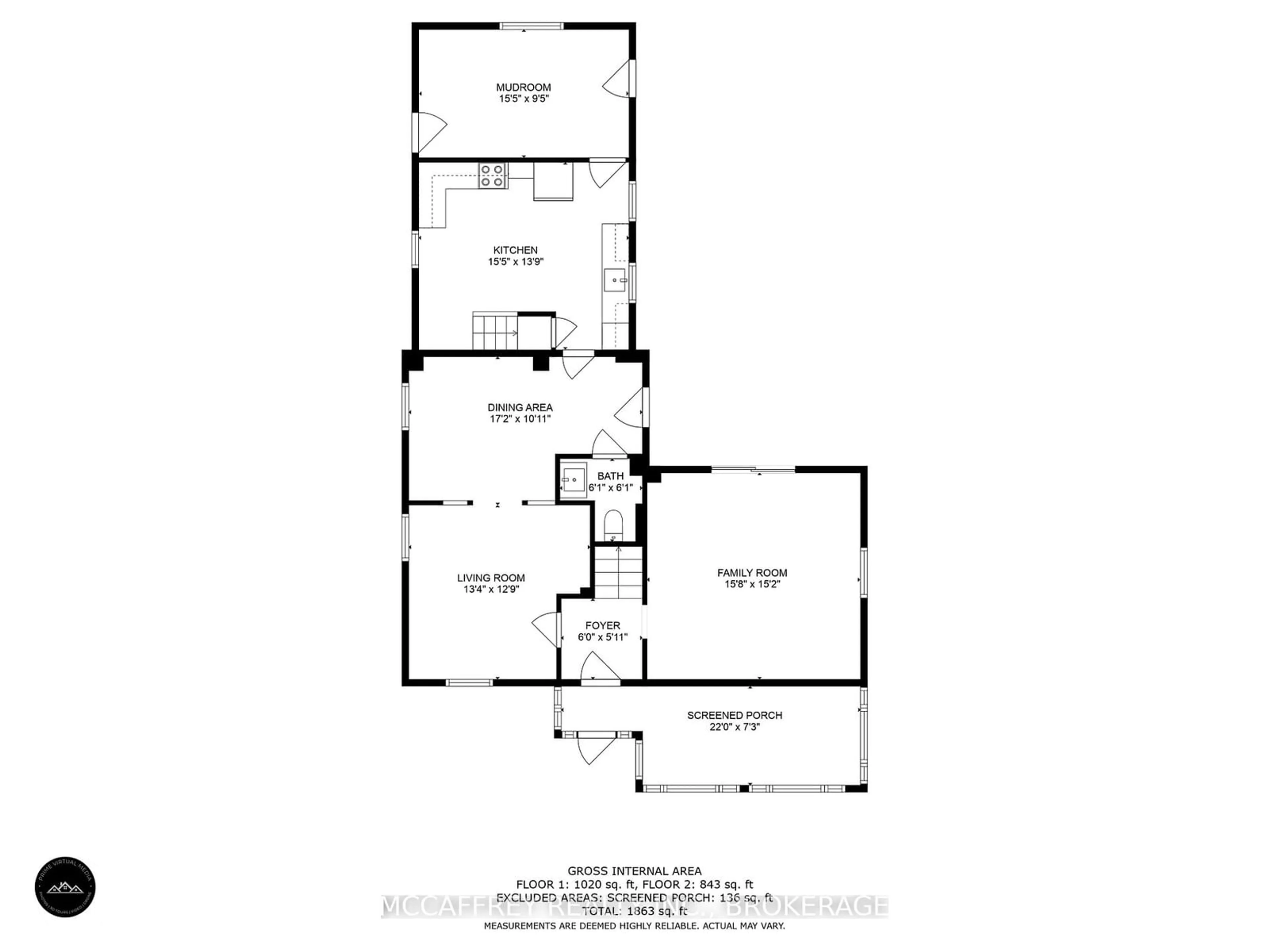 Floor plan for 366 THOMAS St, Deseronto Ontario K0K 1X0