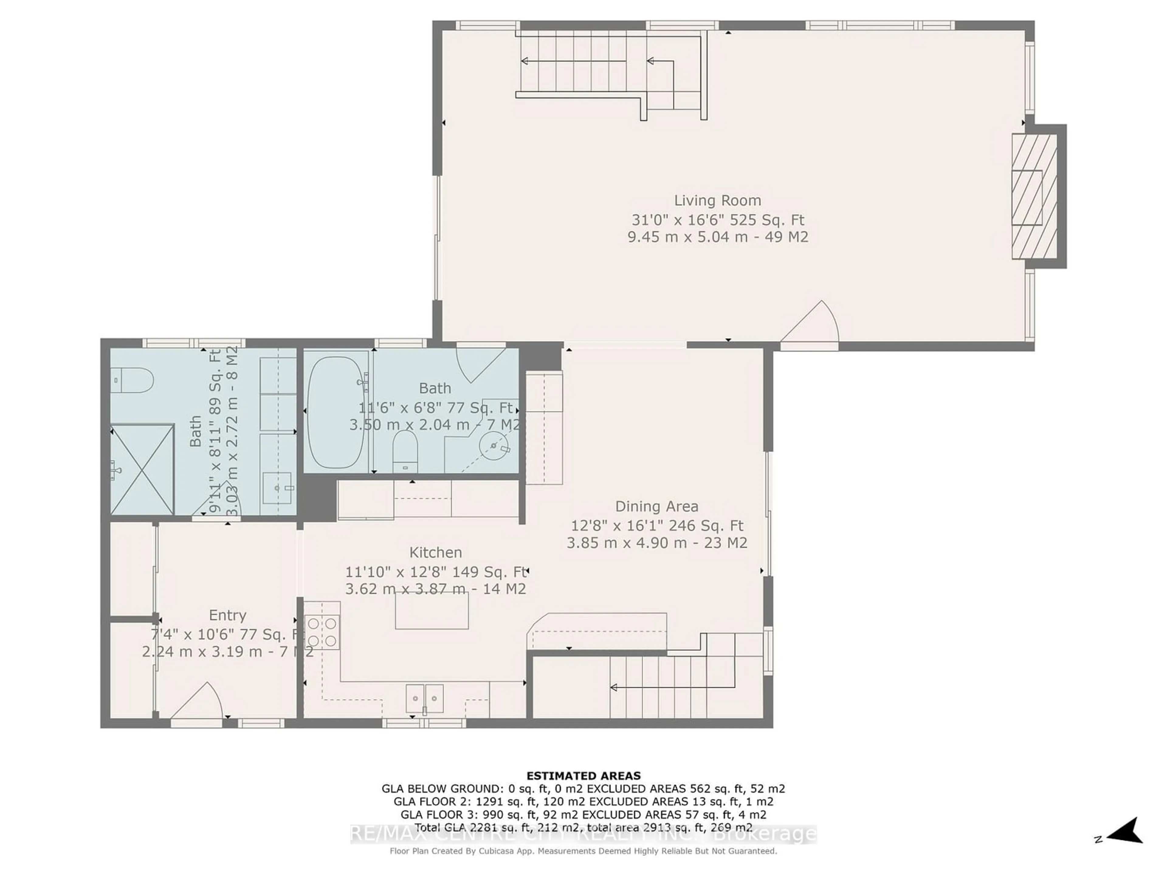 Floor plan for 45622 BARNUMS GULLY Line, Central Elgin Ontario N0L 2H0