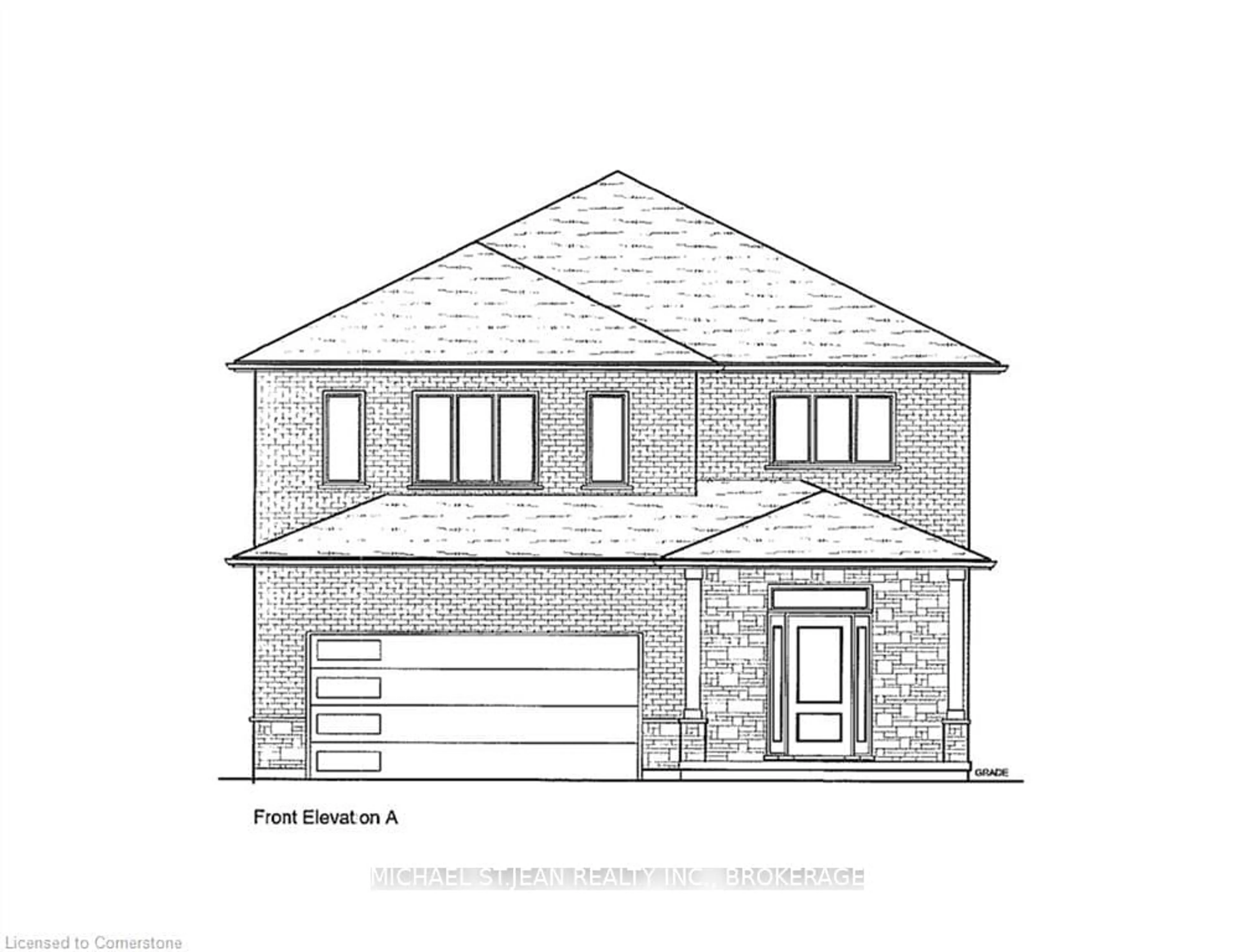 Home with brick exterior material, building for Lot 7 Klein Circ, Hamilton Ontario L9G 3K9