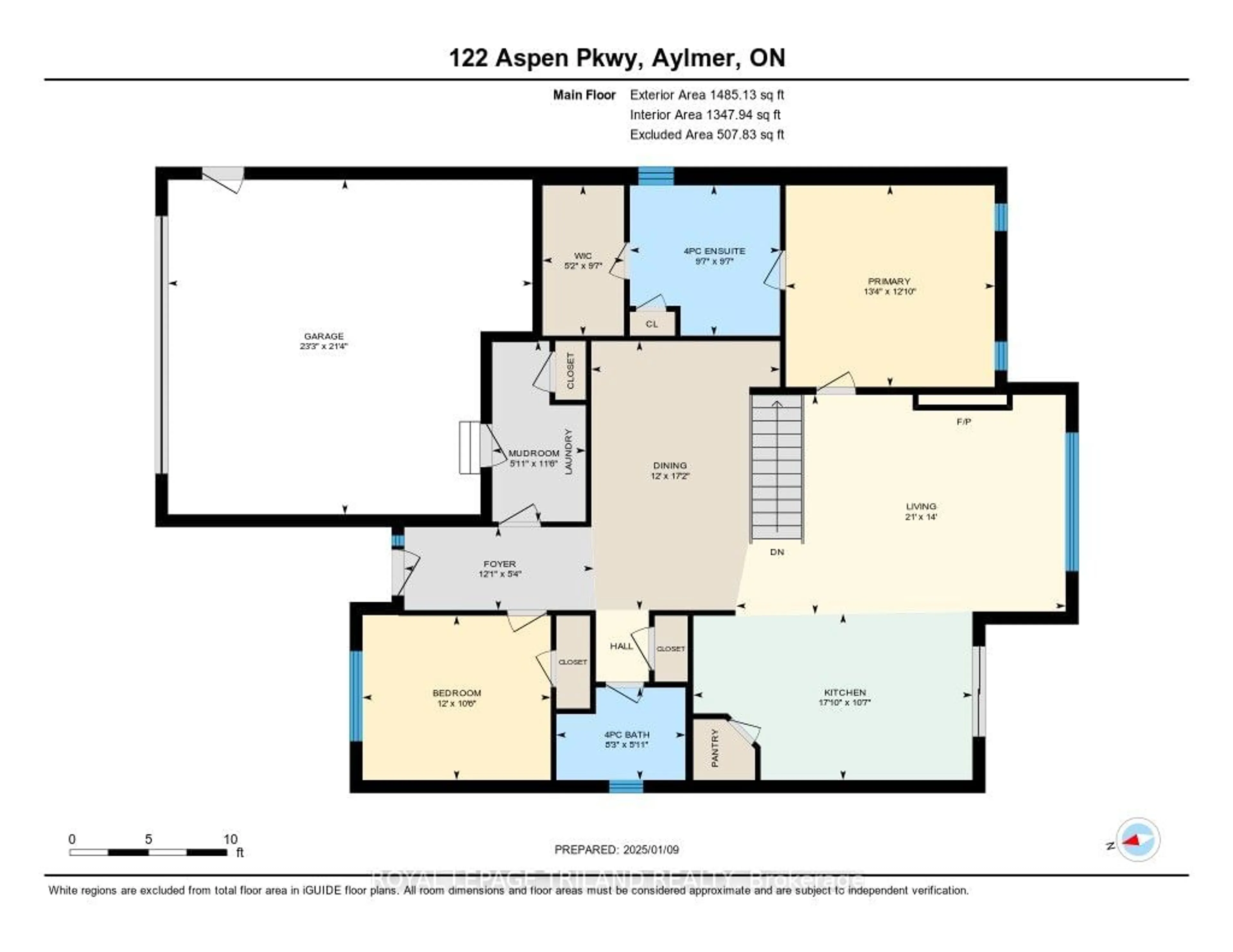 Floor plan for 122 Aspen Pkwy, Aylmer Ontario N5H 3H7