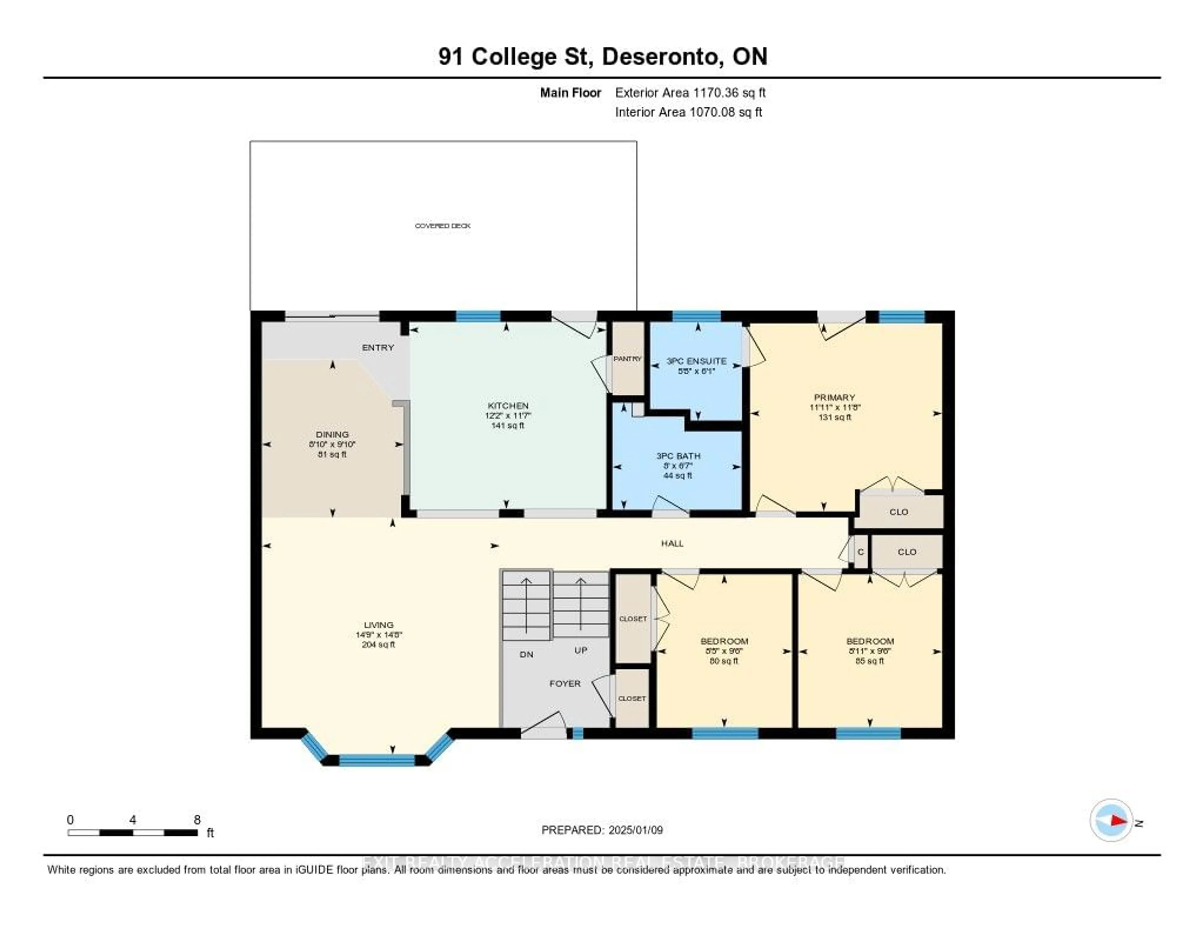 Floor plan for 91 College St, Deseronto Ontario K0K 1X0