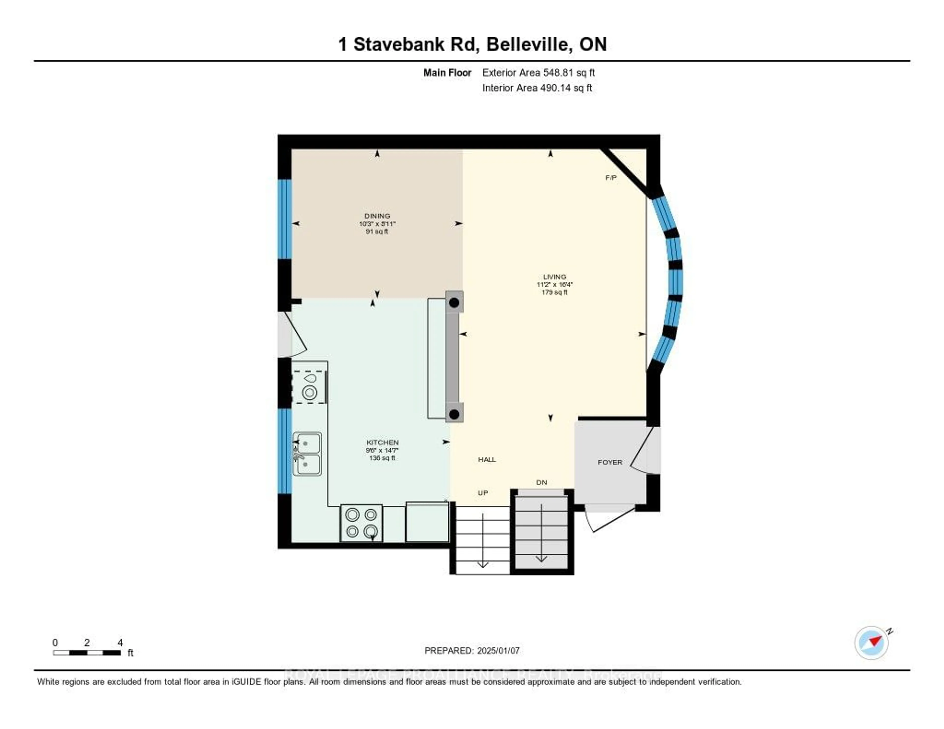 Floor plan for 1 Stavebank Rd, Belleville Ontario K8P 2N5