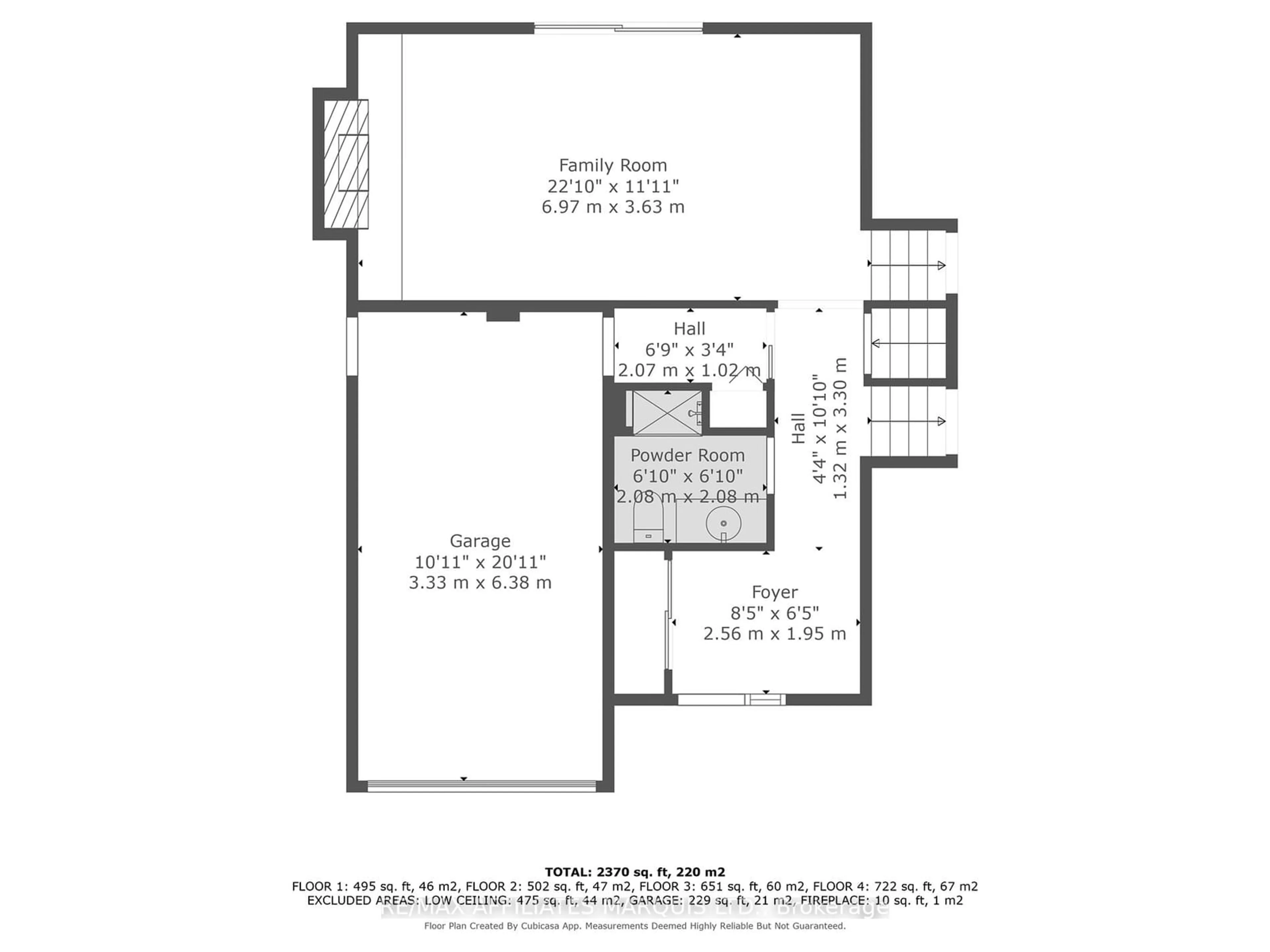 Floor plan for 57 Monaco Cres, Cornwall Ontario K6H 5Z1