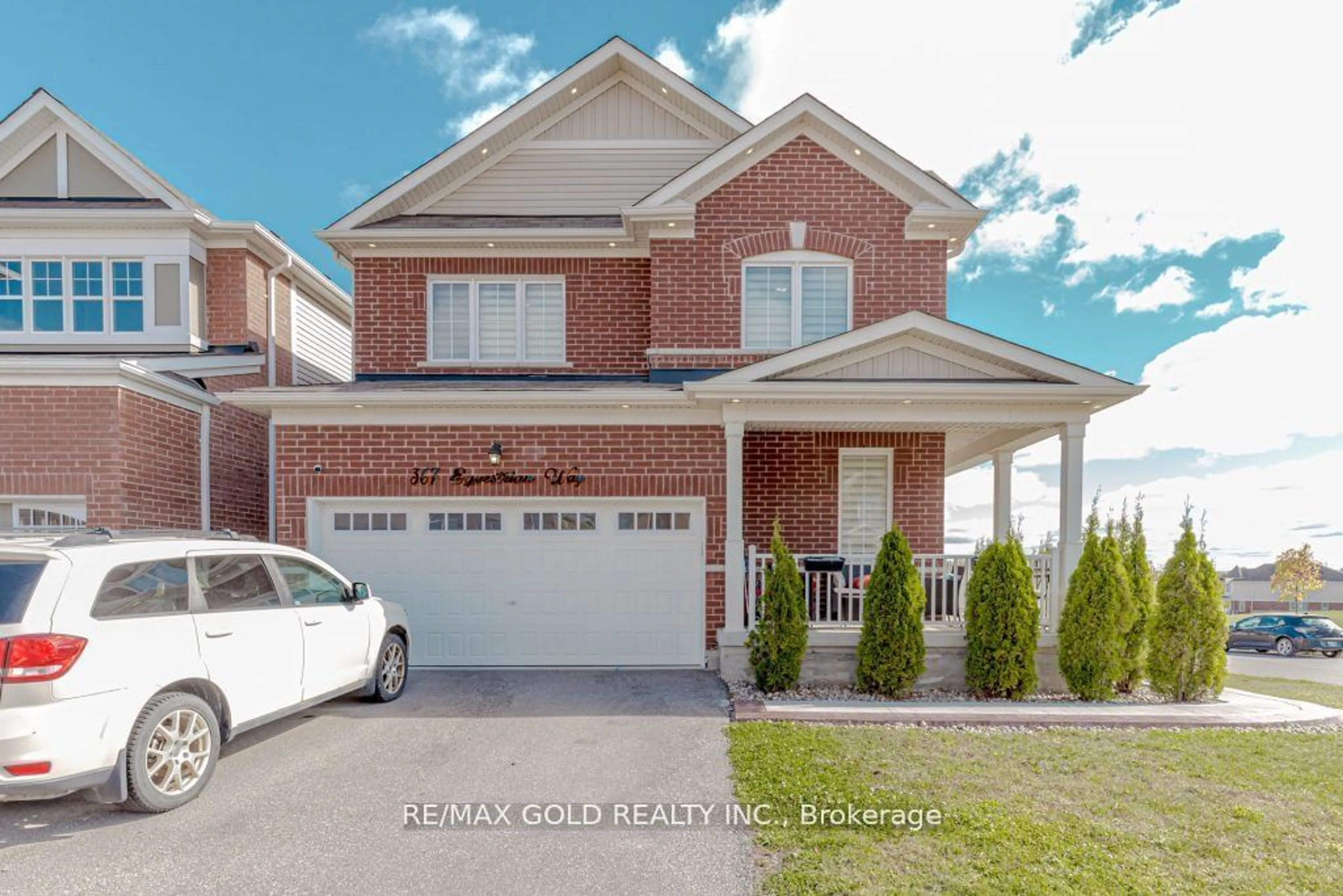 Home with brick exterior material, street for 367 Equestrian Way, Cambridge Ontario N3E 0C1