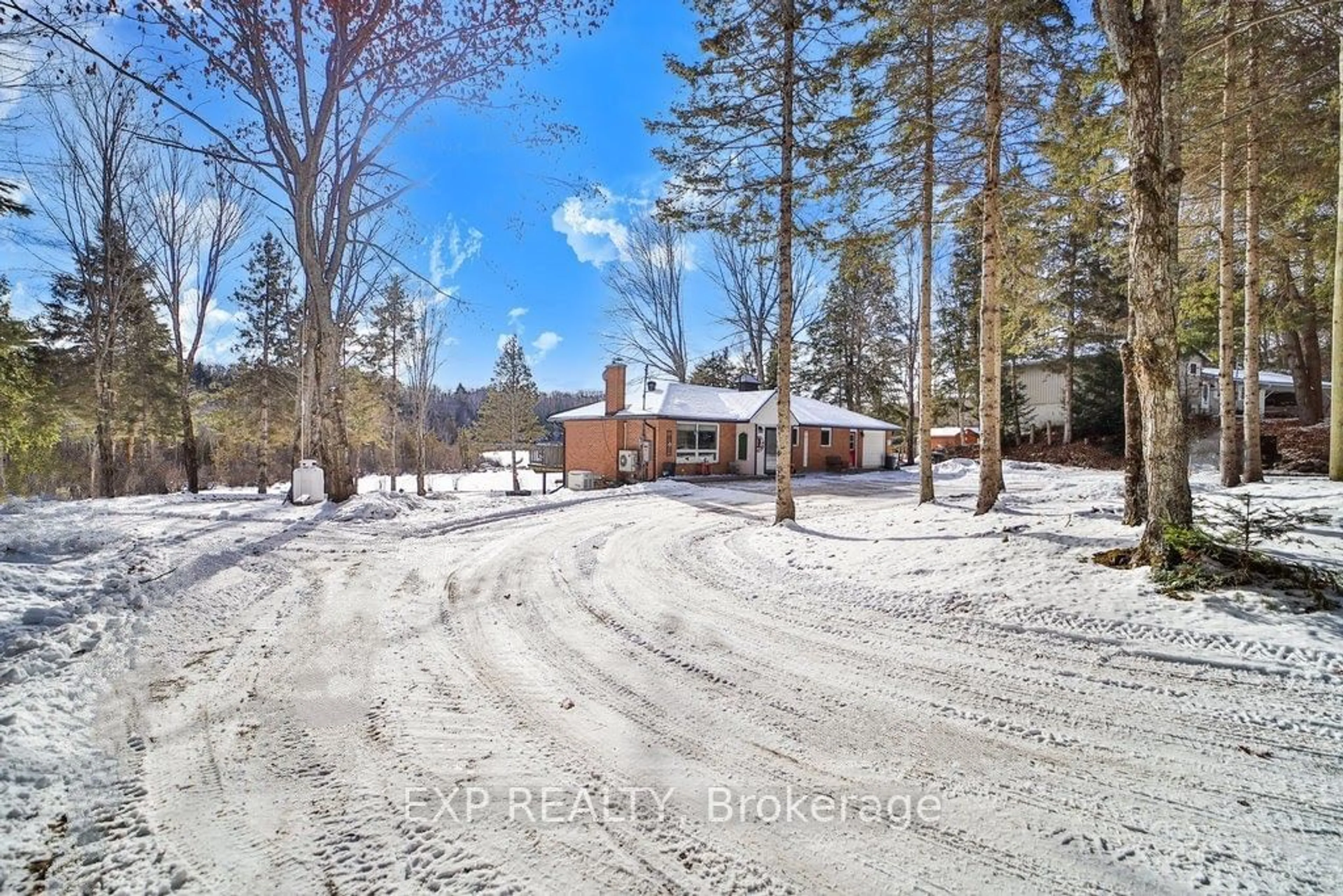 A pic from outside/outdoor area/front of a property/back of a property/a pic from drone, street for 40 Gilmour Point Rd, North Kawartha Ontario K0L 1A0