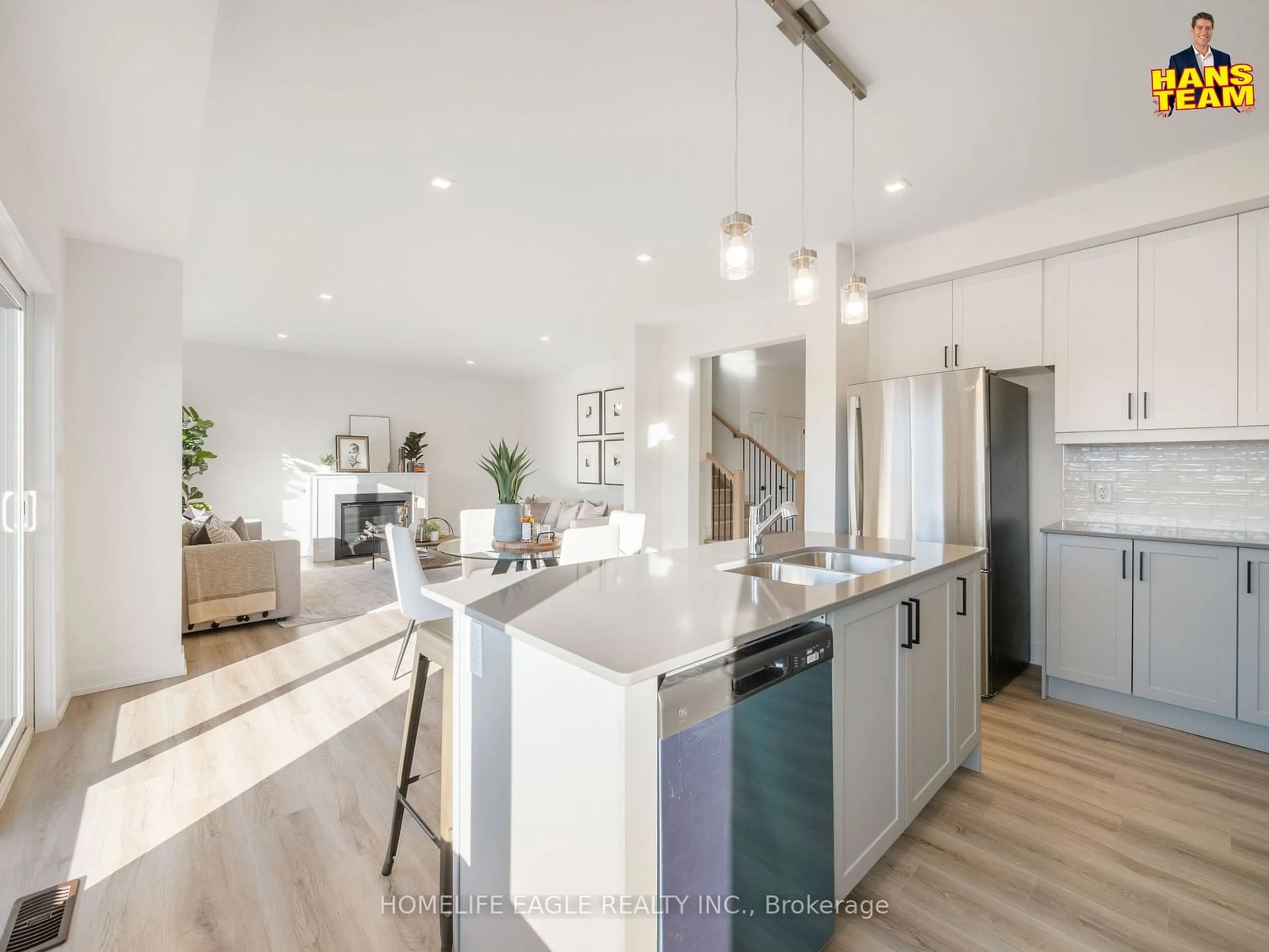 Open concept kitchen, unknown for 71 Creighton Dr, Loyalist Ontario K0H 2H0