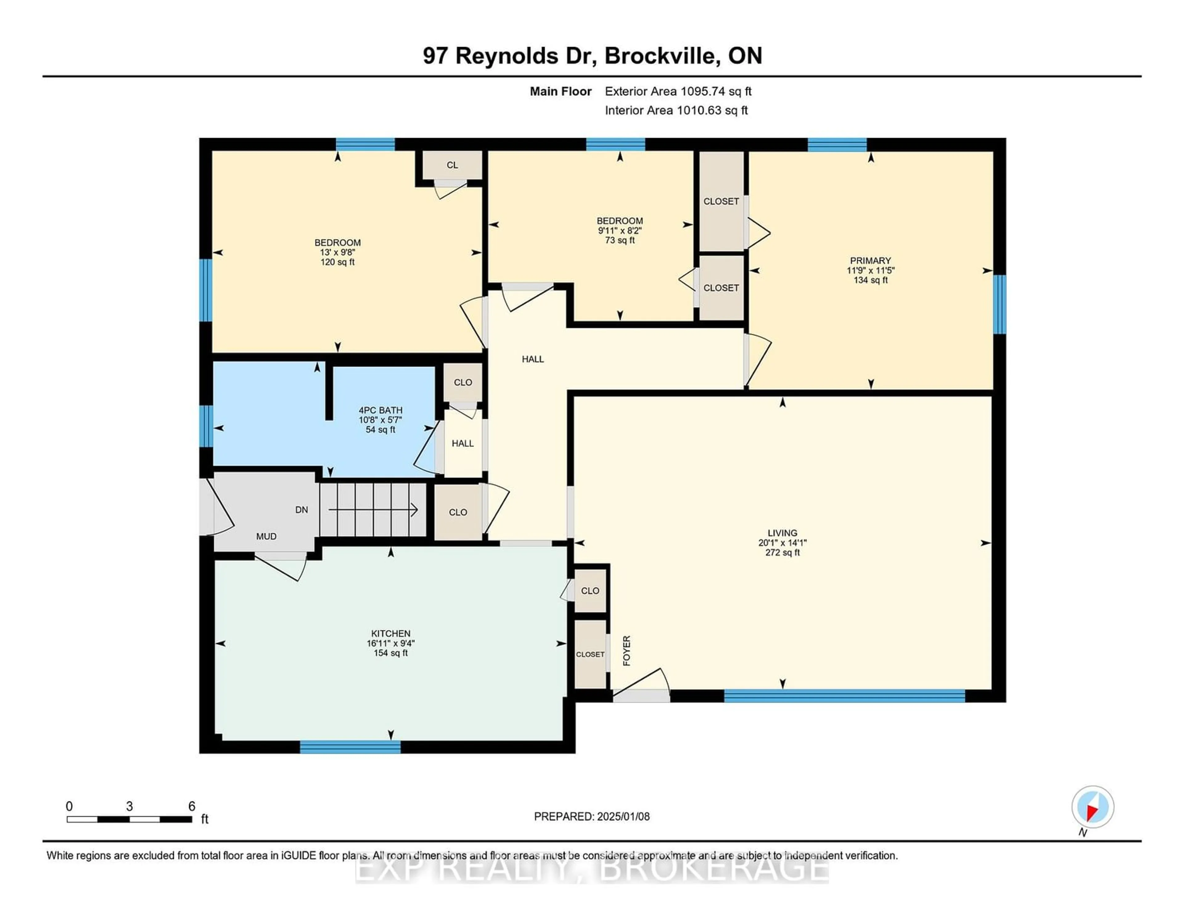 Floor plan for 97 REYNOLDS Dr, Brockville Ontario K6V 1X2