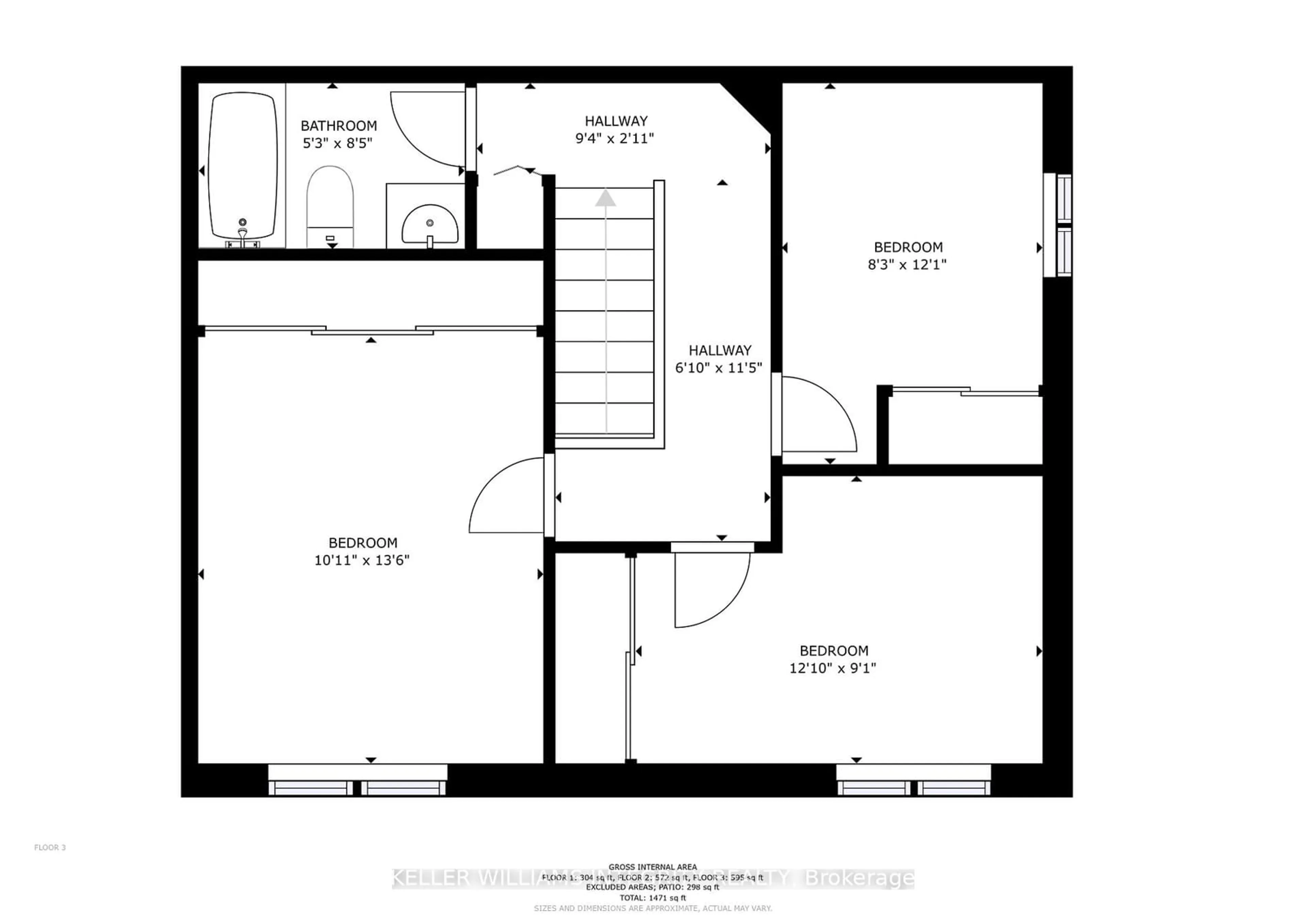 Floor plan for 1664 Rodin Way #29, Orleans - Convent Glen and Area Ontario K1C 4Z2