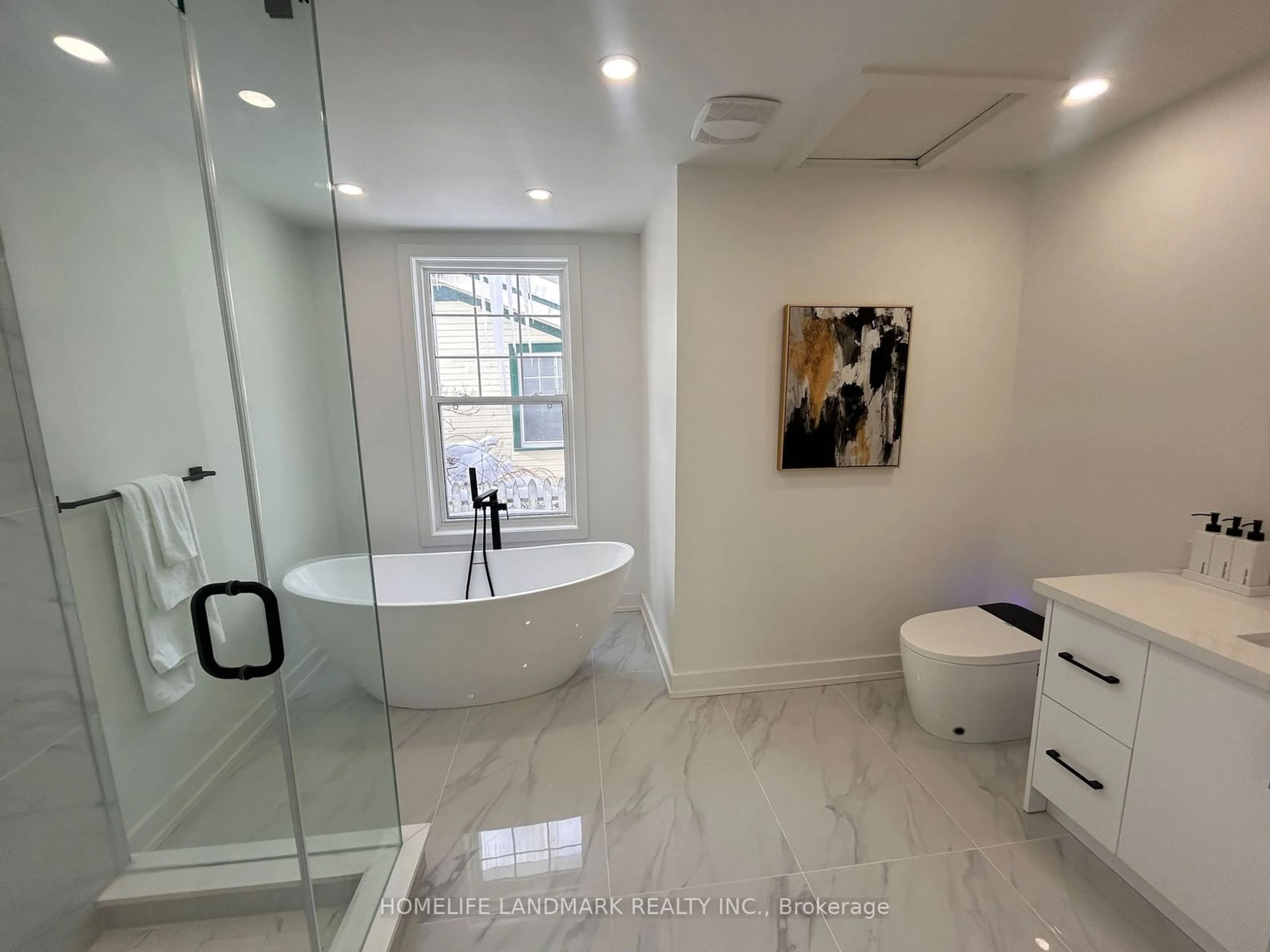 Contemporary bathroom, ceramic/tile floor for 130 Langarth St, London Ontario N6C 1Z5