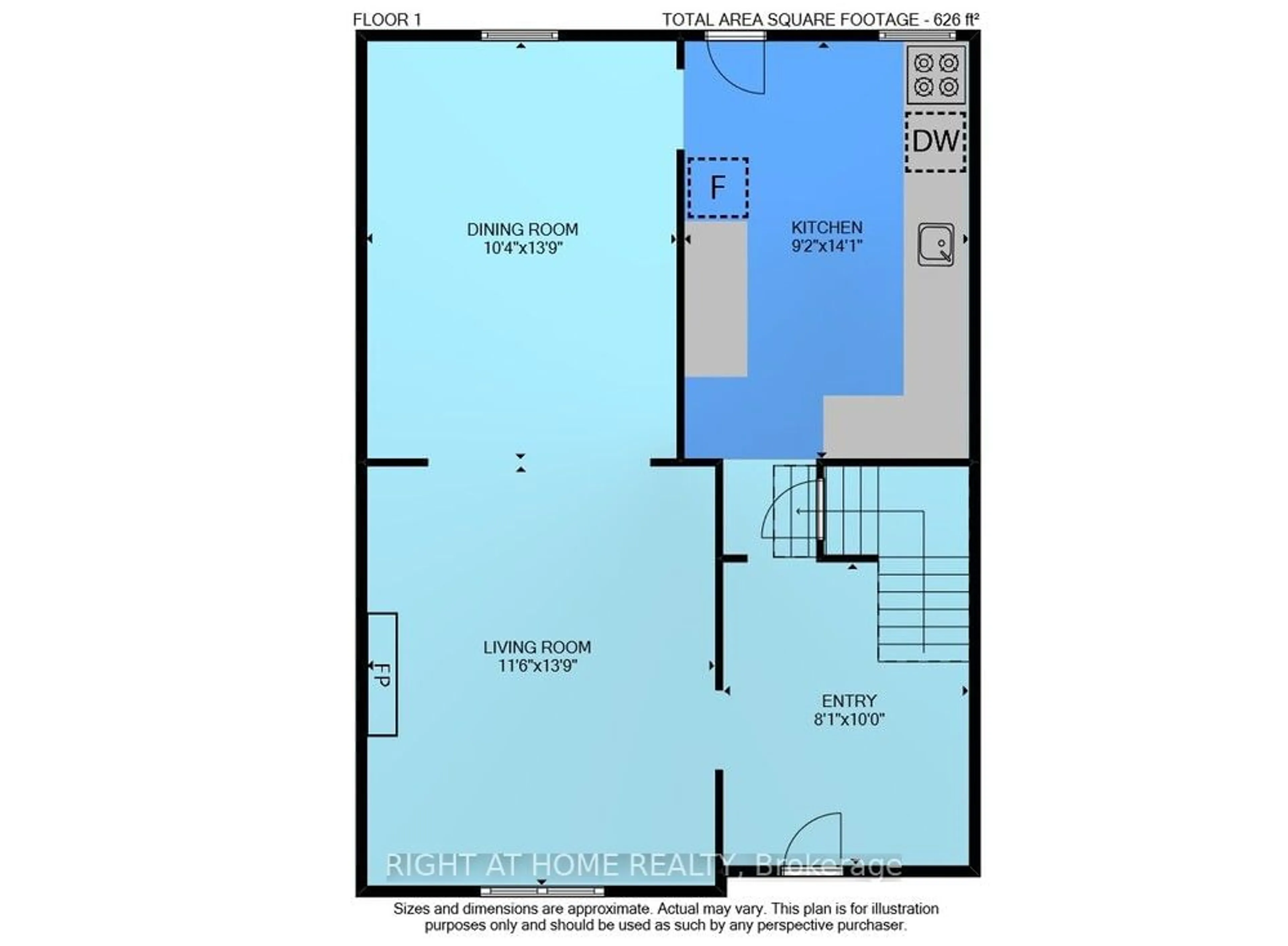 Floor plan for 30 Fairleigh Ave, Hamilton Ontario L8L 6H2