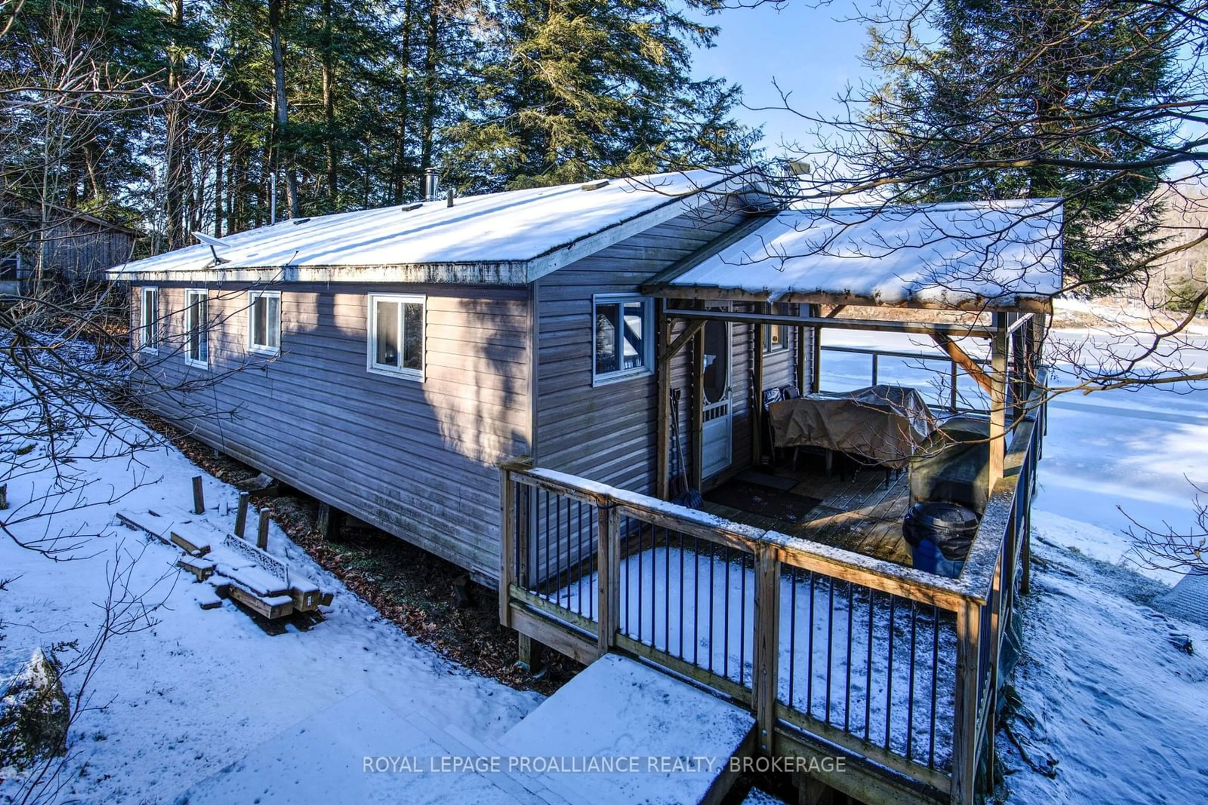 A pic from outside/outdoor area/front of a property/back of a property/a pic from drone, unknown for 3016 Crozier Road B, Tay Valley Ontario K0G 1X0