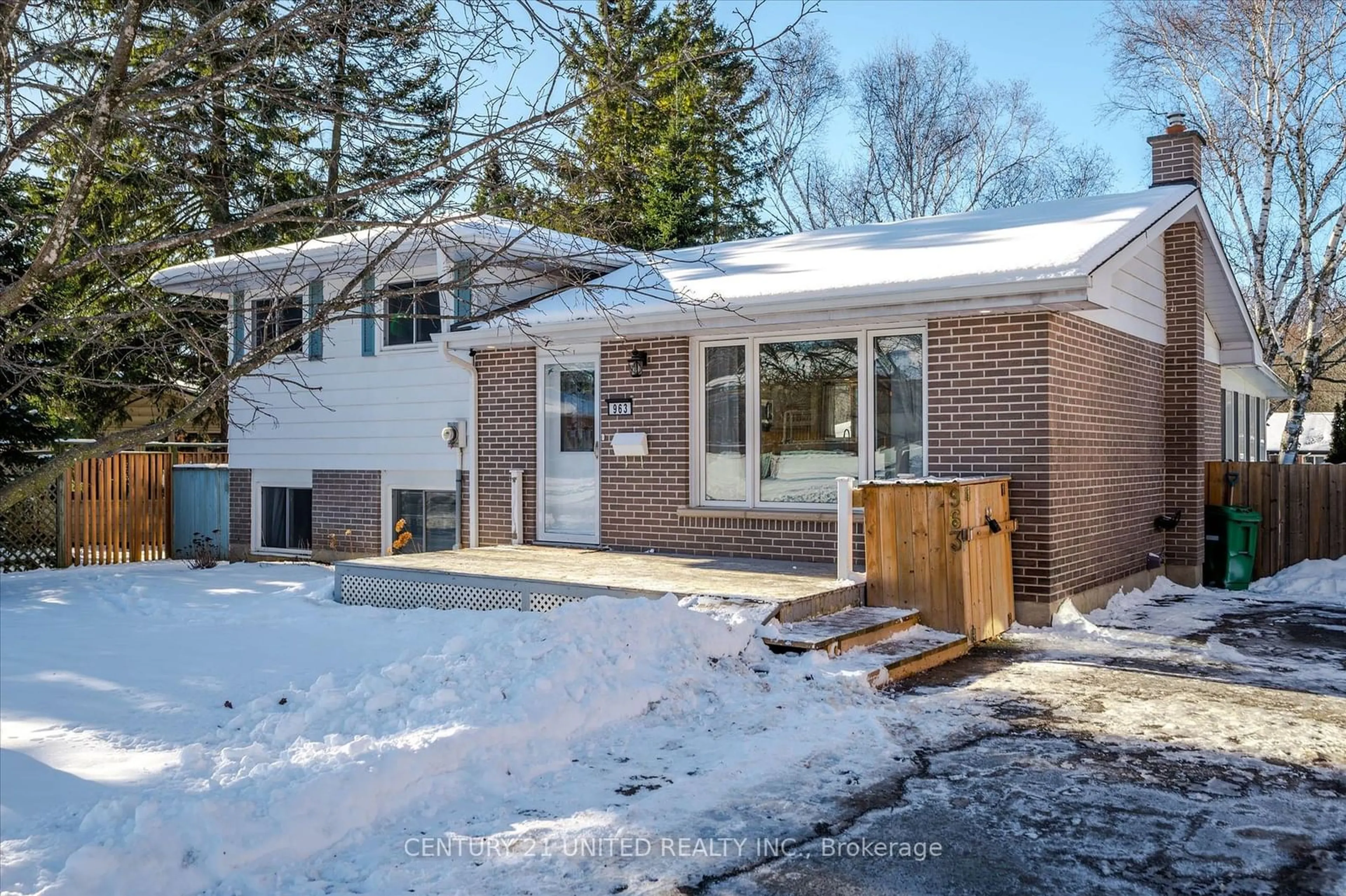 Home with brick exterior material, street for 963 St. Pauls St, Peterborough Ontario K9H 6J7