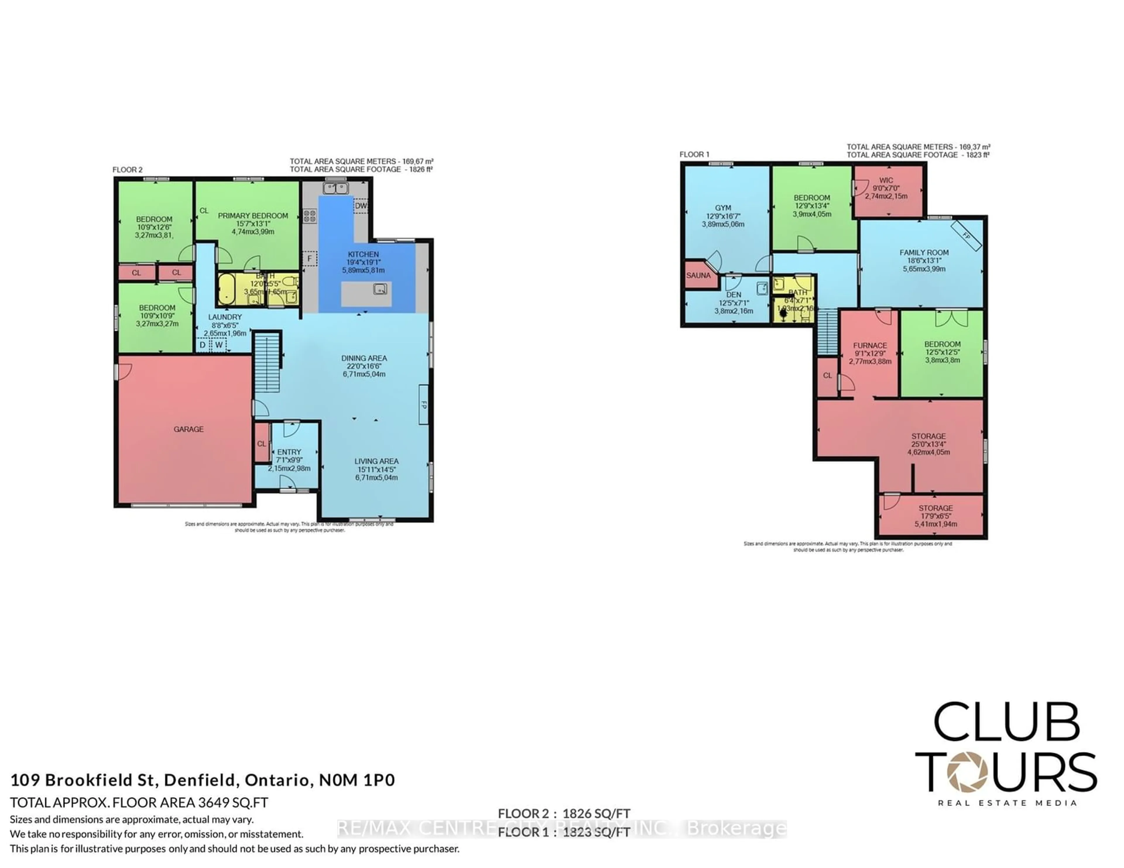 Floor plan for 109 Brookfield St, Middlesex Centre Ontario N0M 1P0