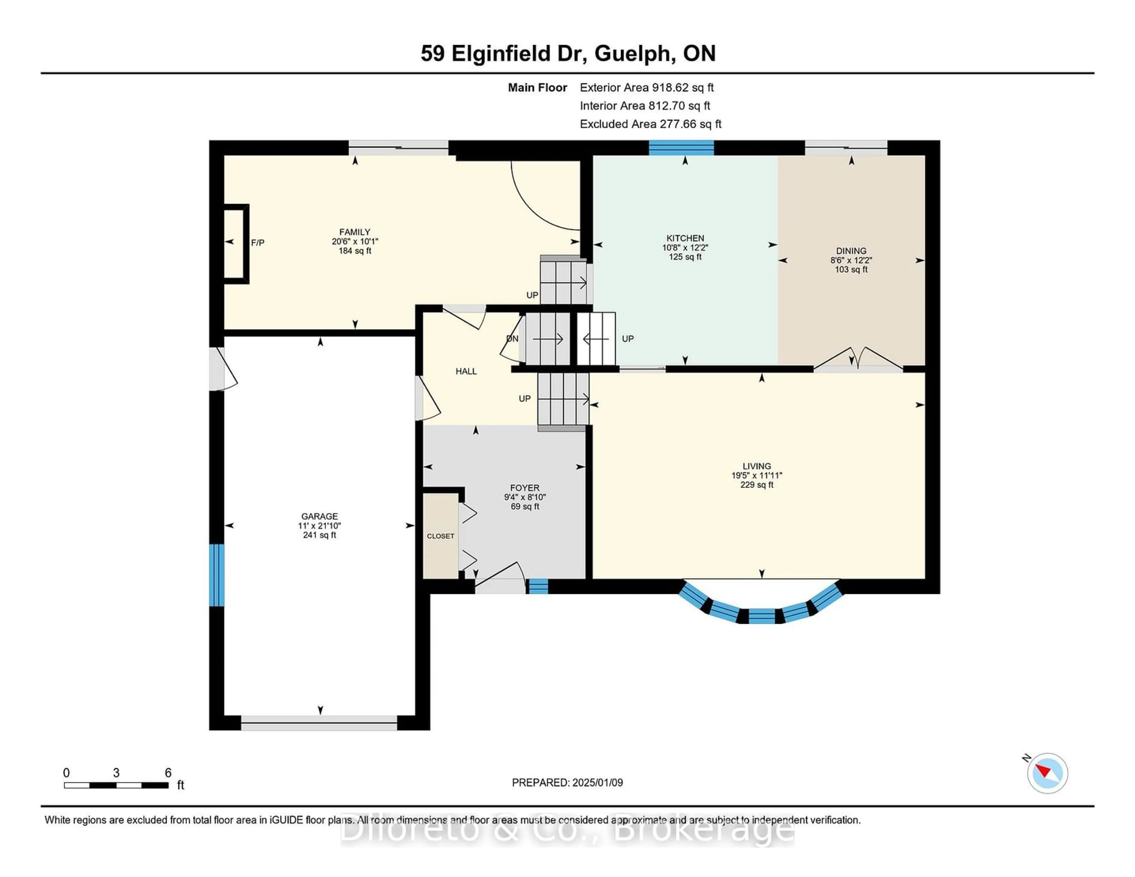 Floor plan for 59 Elginfield Dr, Guelph Ontario N1E 4E5