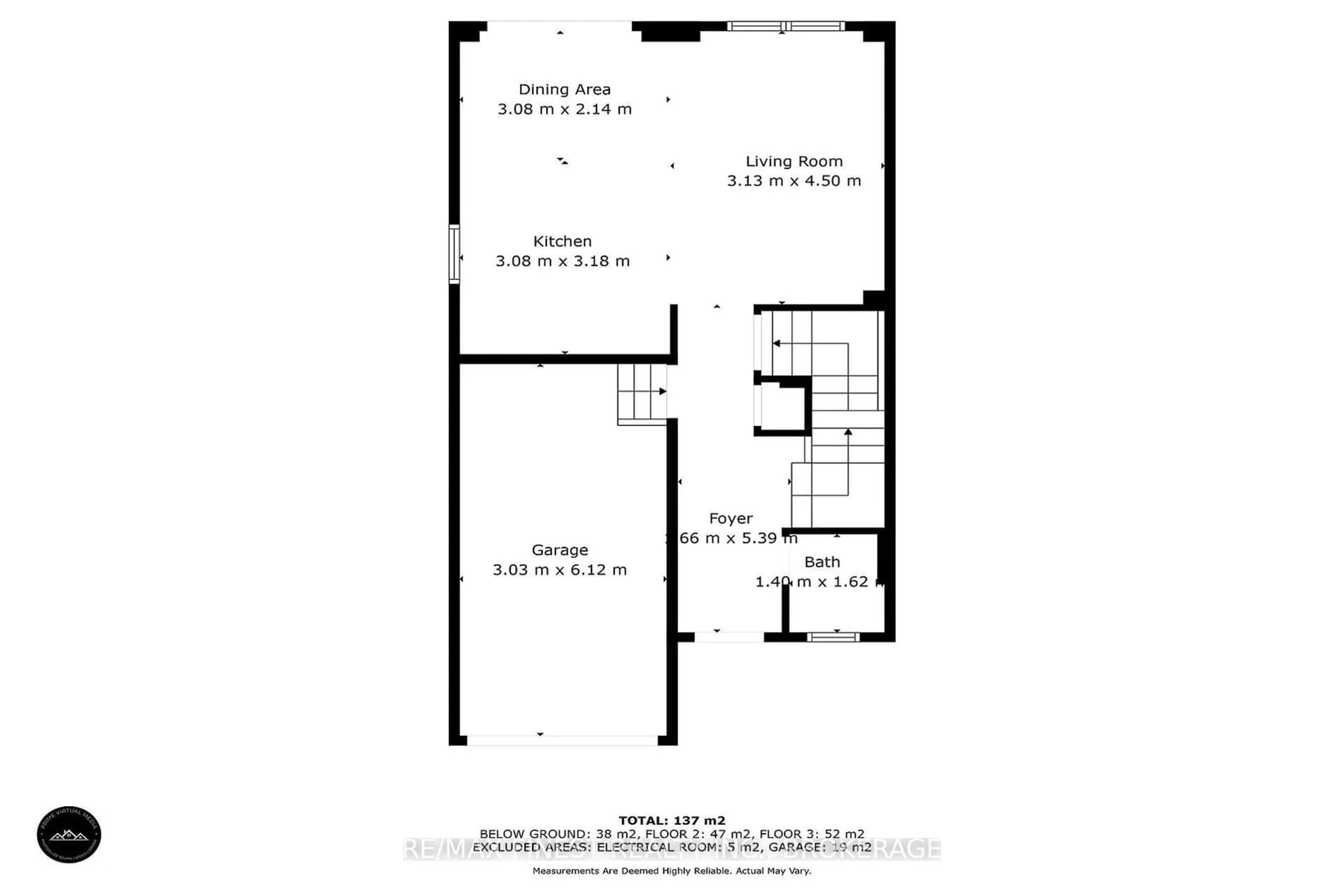 Floor plan for 712 Margaret Way, Kingston Ontario K7K 0B9