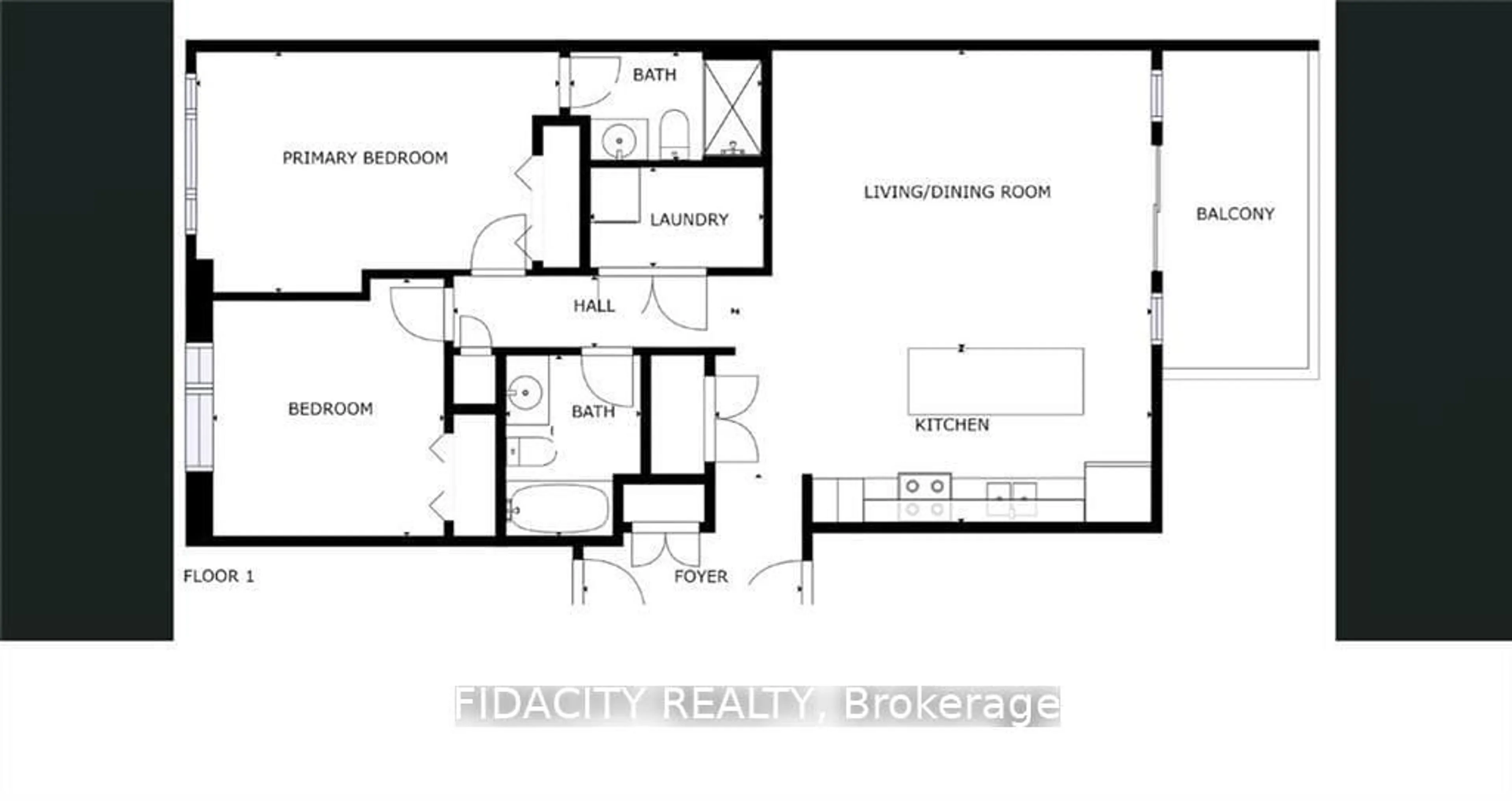 Floor plan for 231 Citiplace Dr #F, Cityview - Parkwoods Hills - Rideau Shore Ontario K2E 0C5