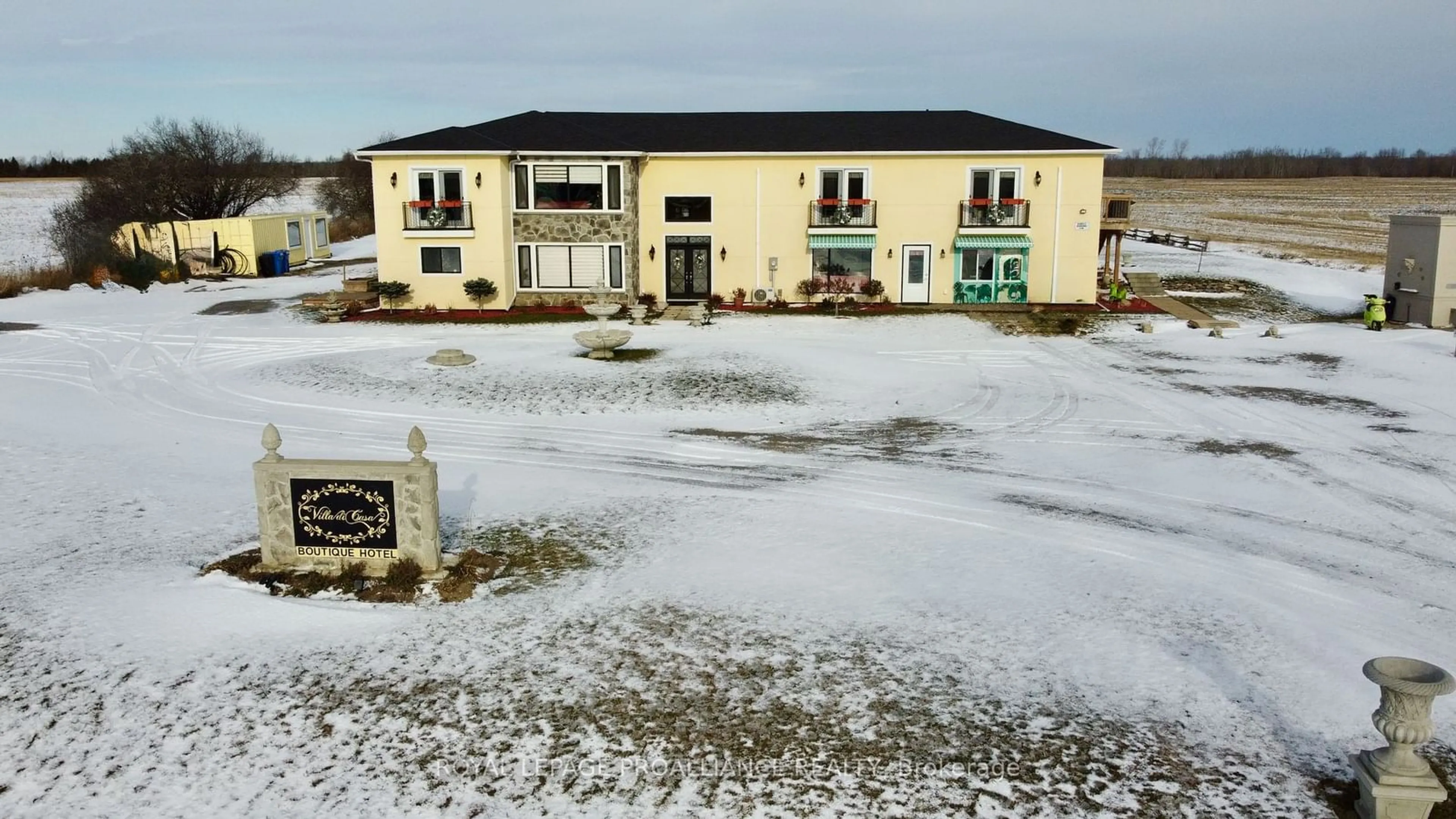 A pic from outside/outdoor area/front of a property/back of a property/a pic from drone, building for 598 Swamp College Rd, Prince Edward County Ontario K0K 2J0