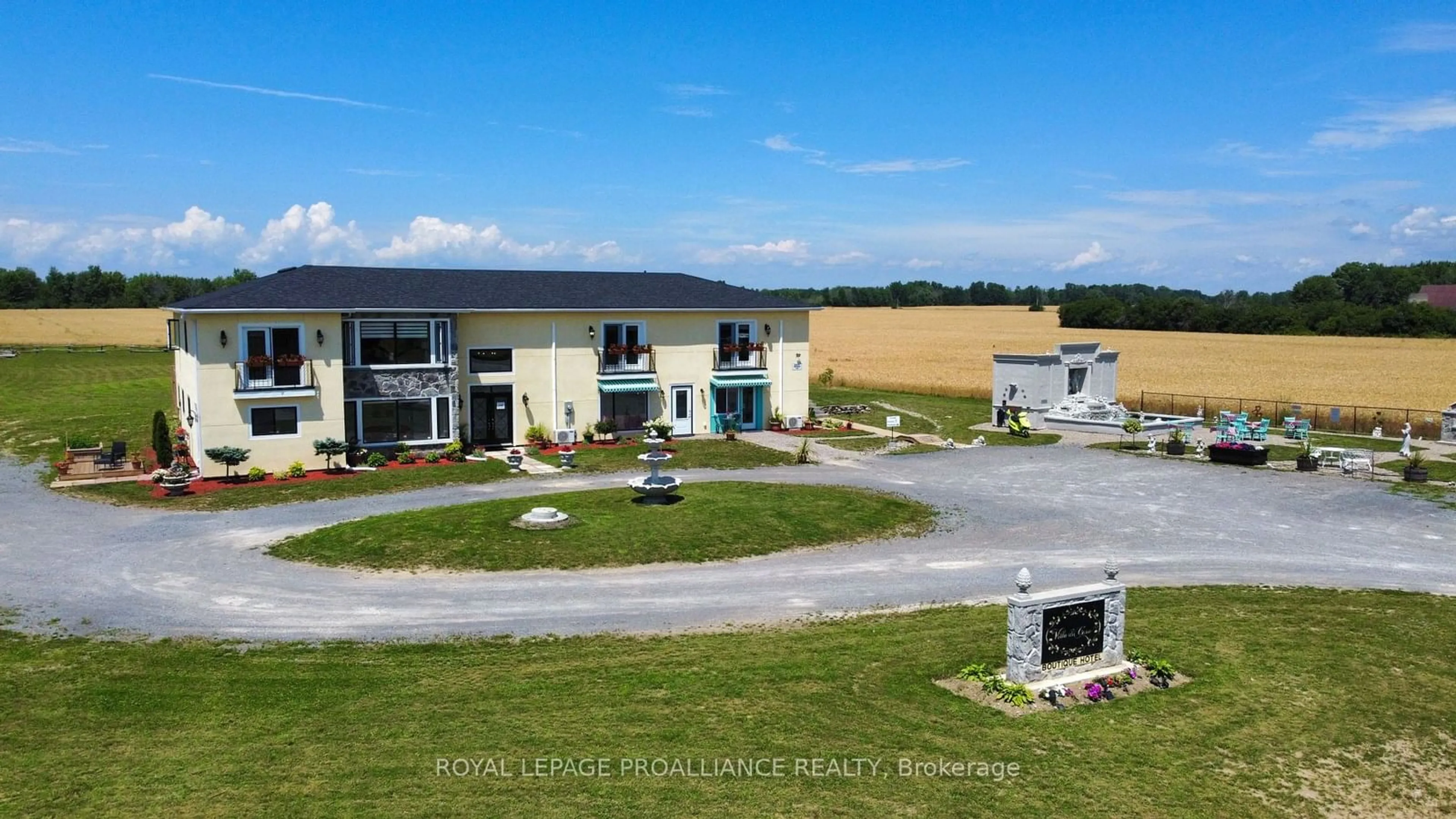 A pic from outside/outdoor area/front of a property/back of a property/a pic from drone, building for 598 Swamp College Rd, Prince Edward County Ontario K0K 2J0