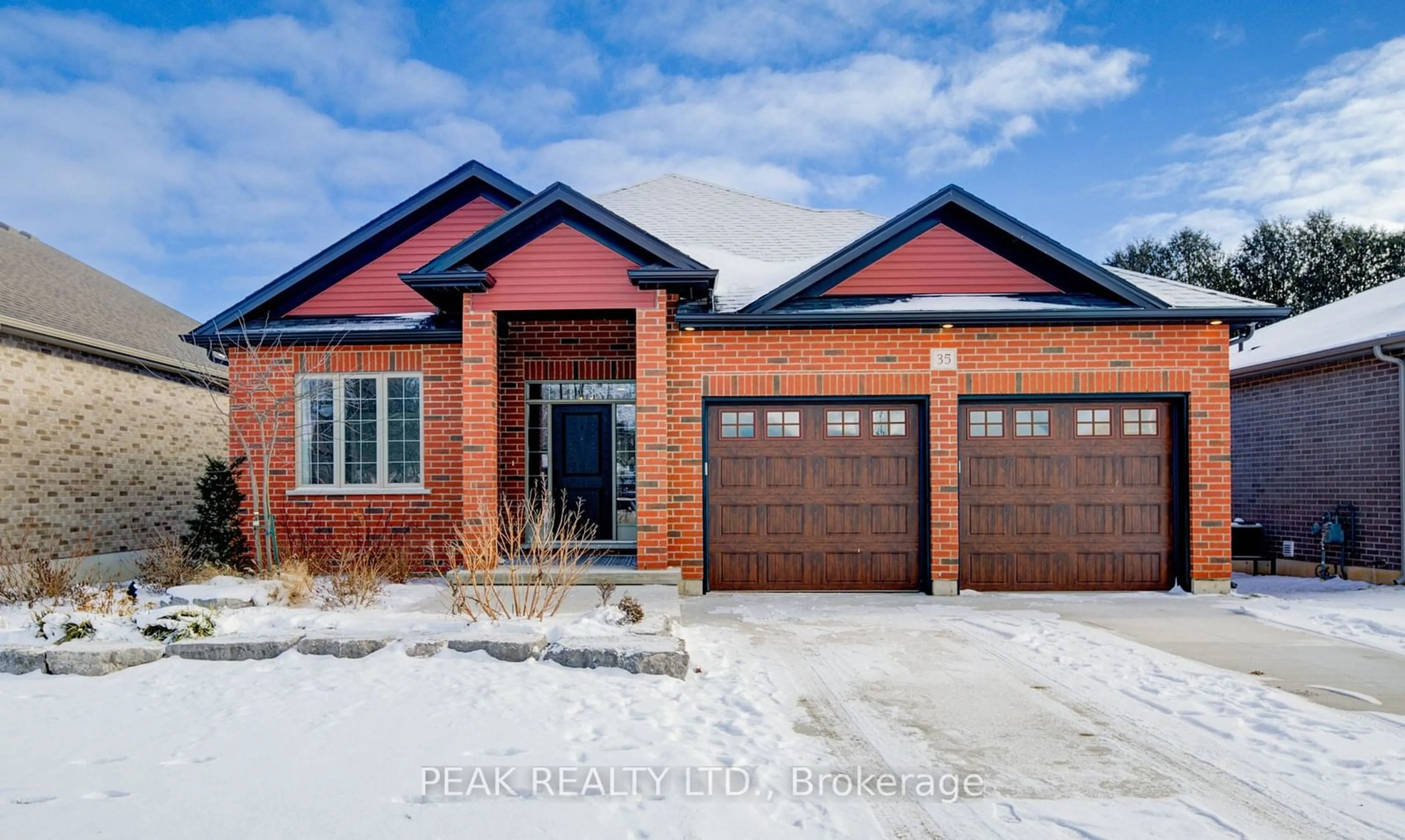 Home with brick exterior material, street for 35 James St, East Zorra-Tavistock Ontario N0J 1M0