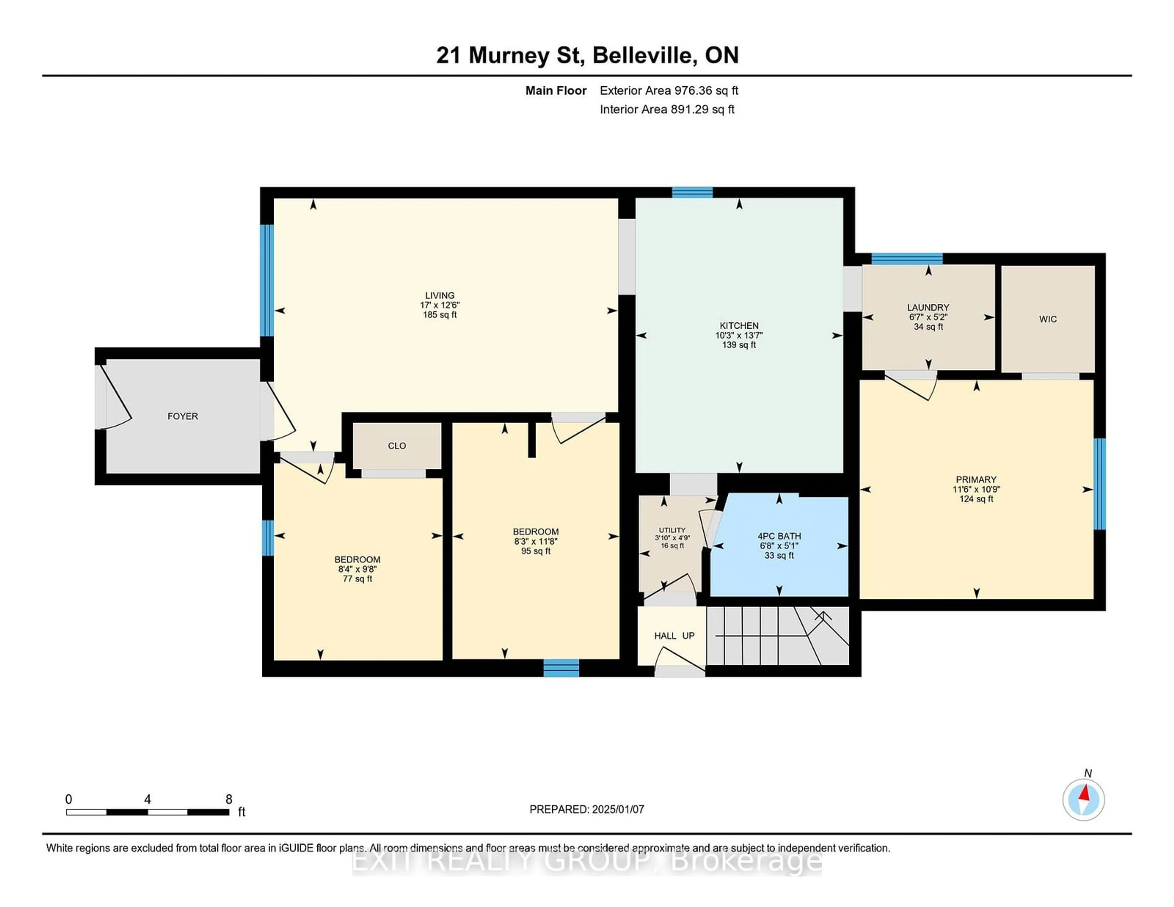 Floor plan for 21 Murney St, Belleville Ontario K8P 3N5