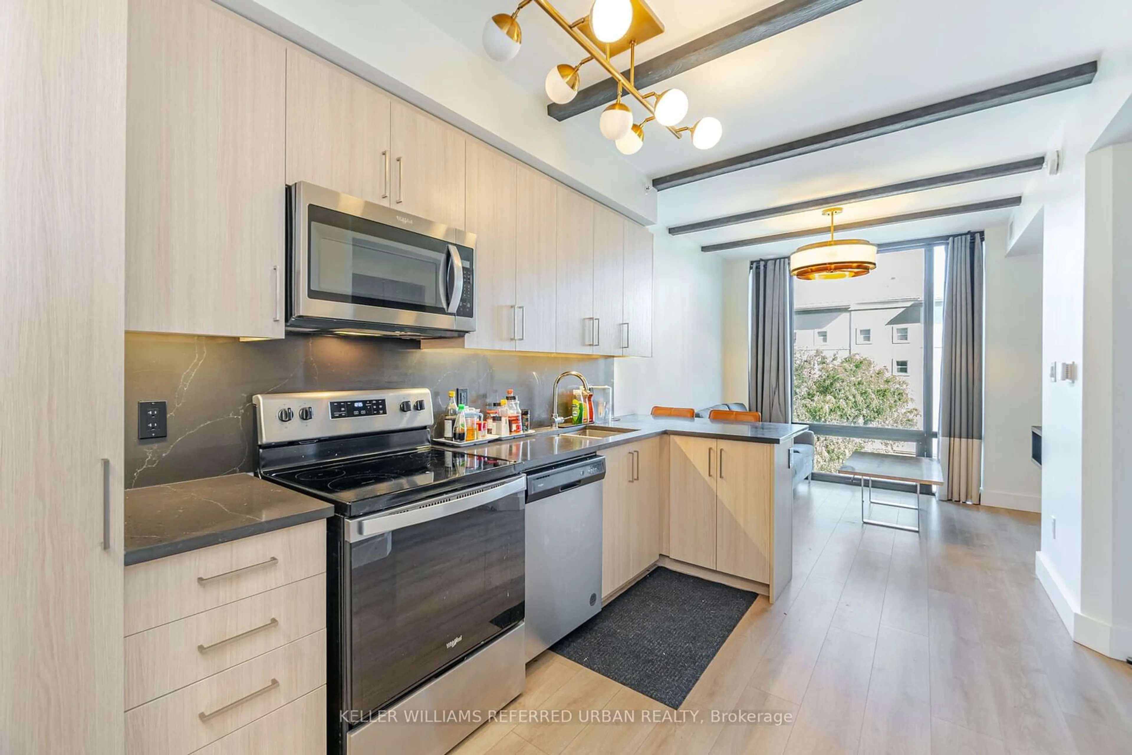 Open concept kitchen, unknown for 145 Columbia St #523, Waterloo Ontario N2L 3L2