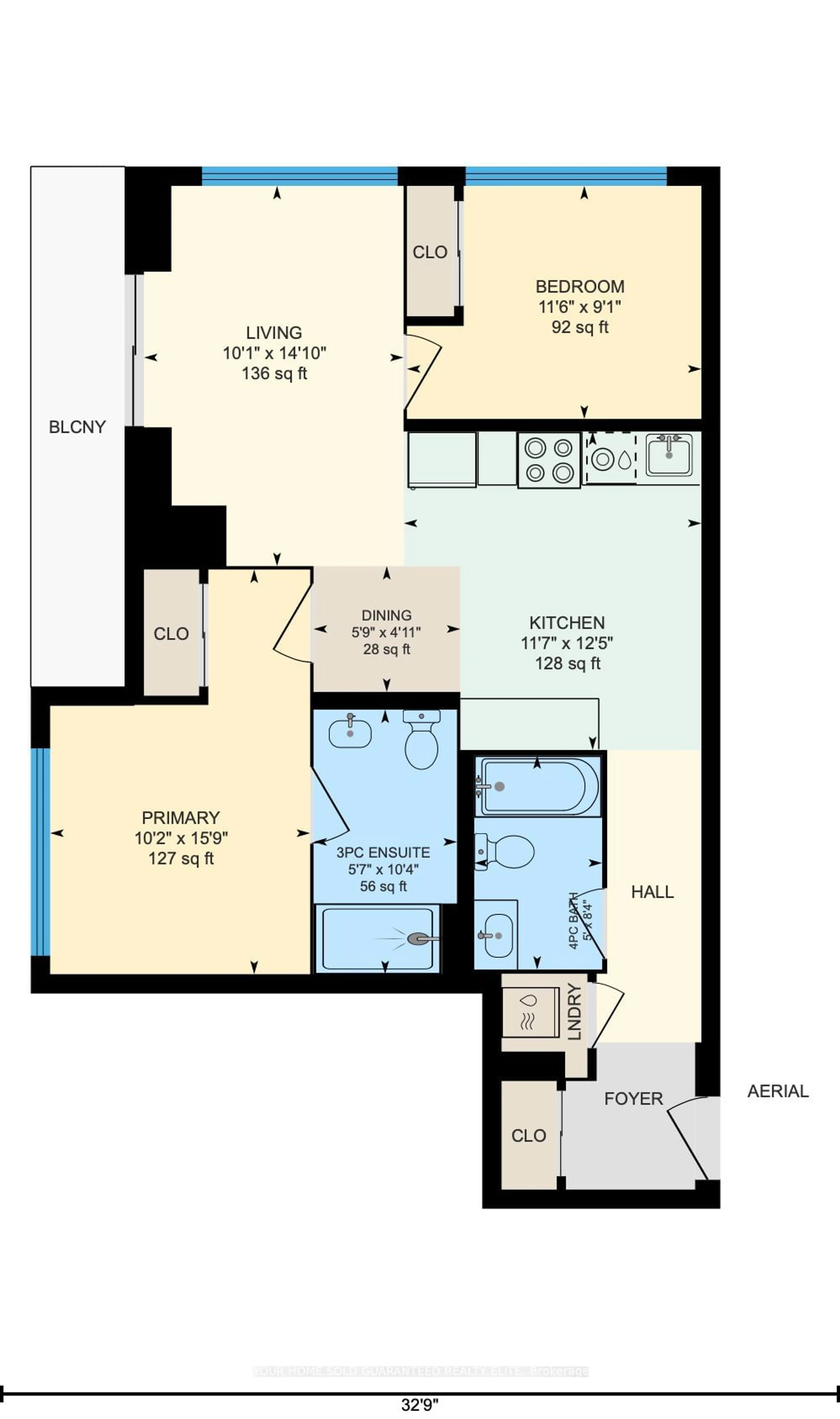 Floor plan for 385 Winston Rd #905, Grimsby Ontario L3M 4E8