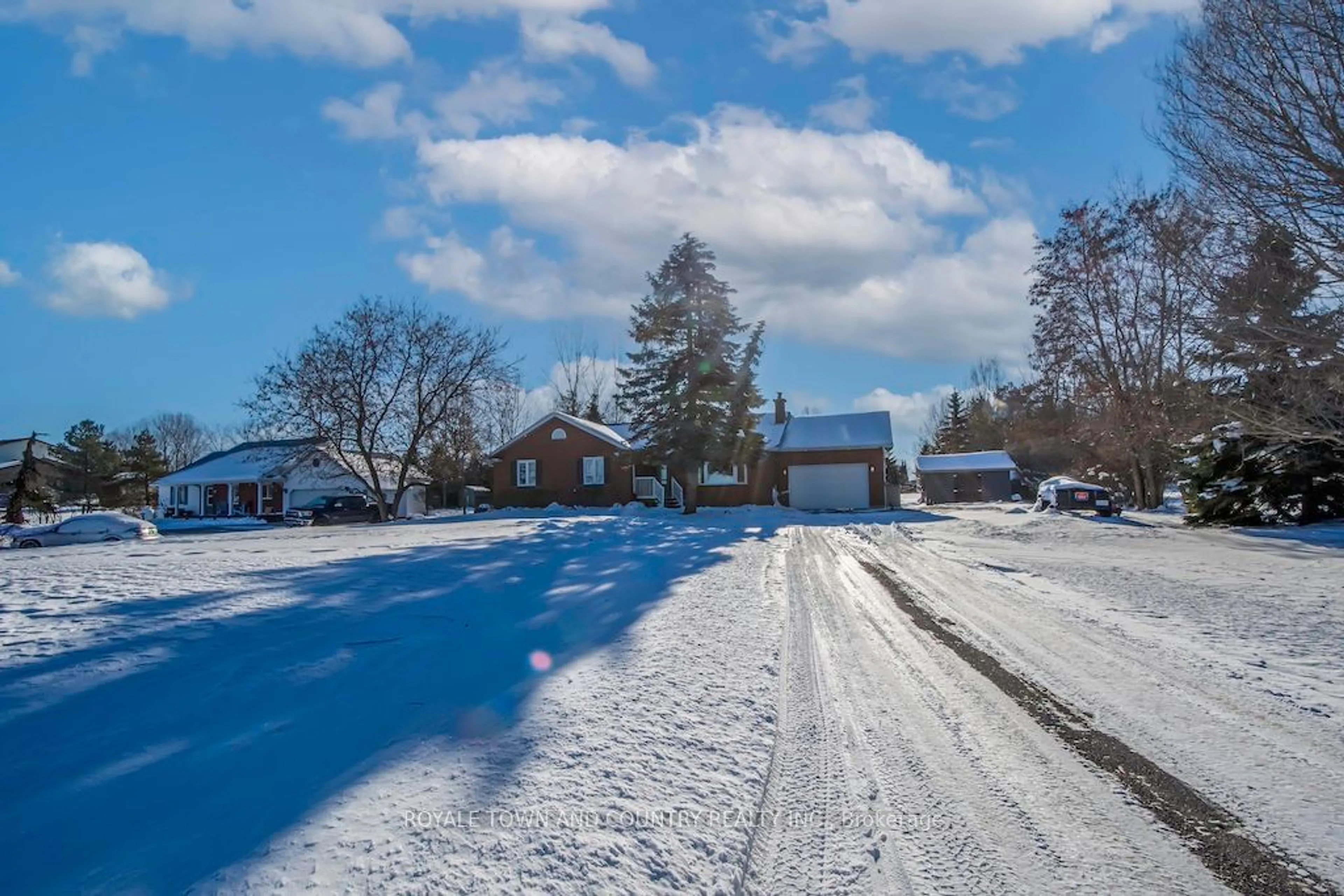 A pic from outside/outdoor area/front of a property/back of a property/a pic from drone, street for 42 Pigeon Lake Rd, Kawartha Lakes Ontario K9V 4R6