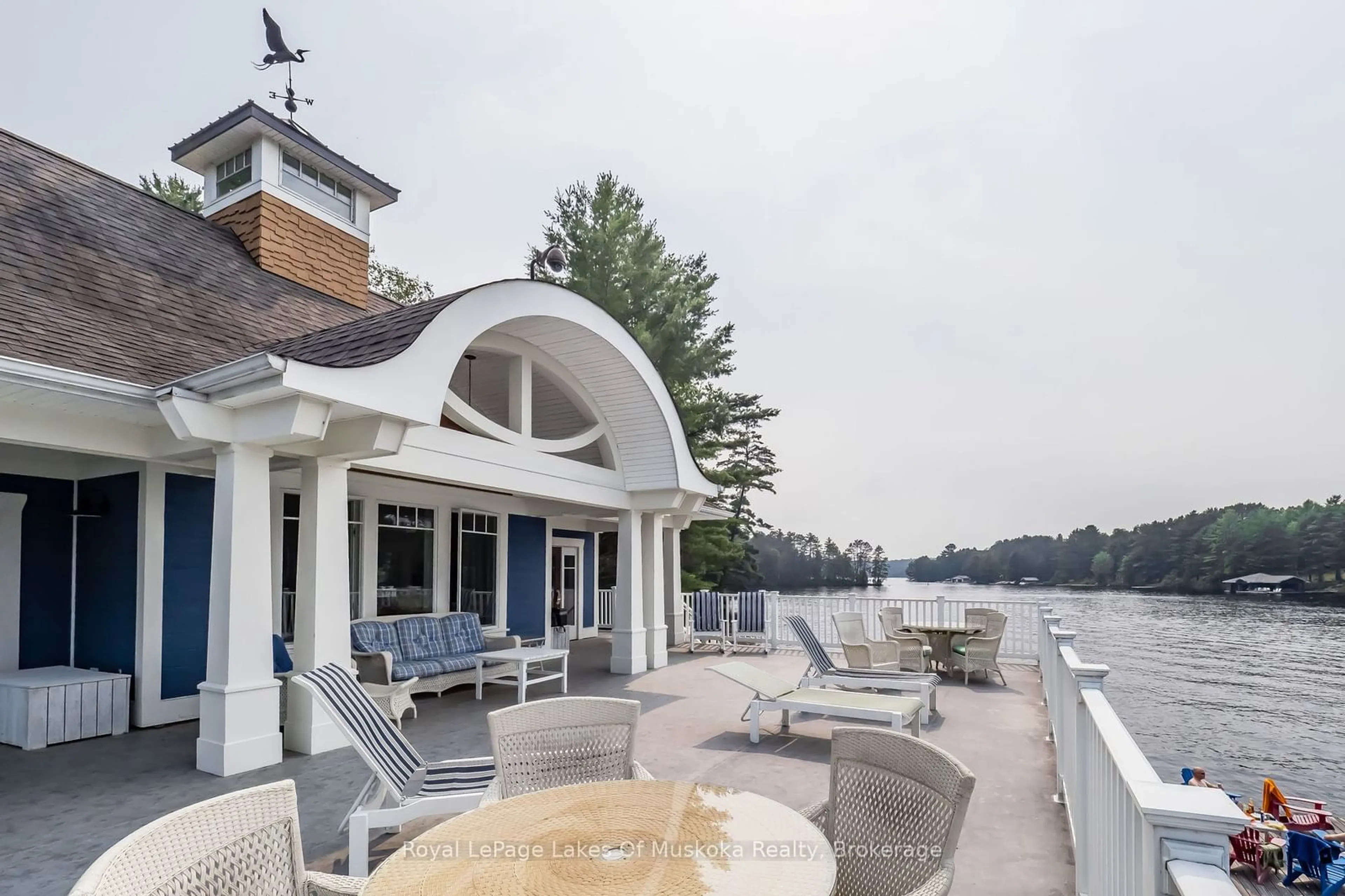 Patio, water/lake/river/ocean view for 1020 Birch Glen Rd #V15  W9, Lake of Bays Ontario P0B 1A0