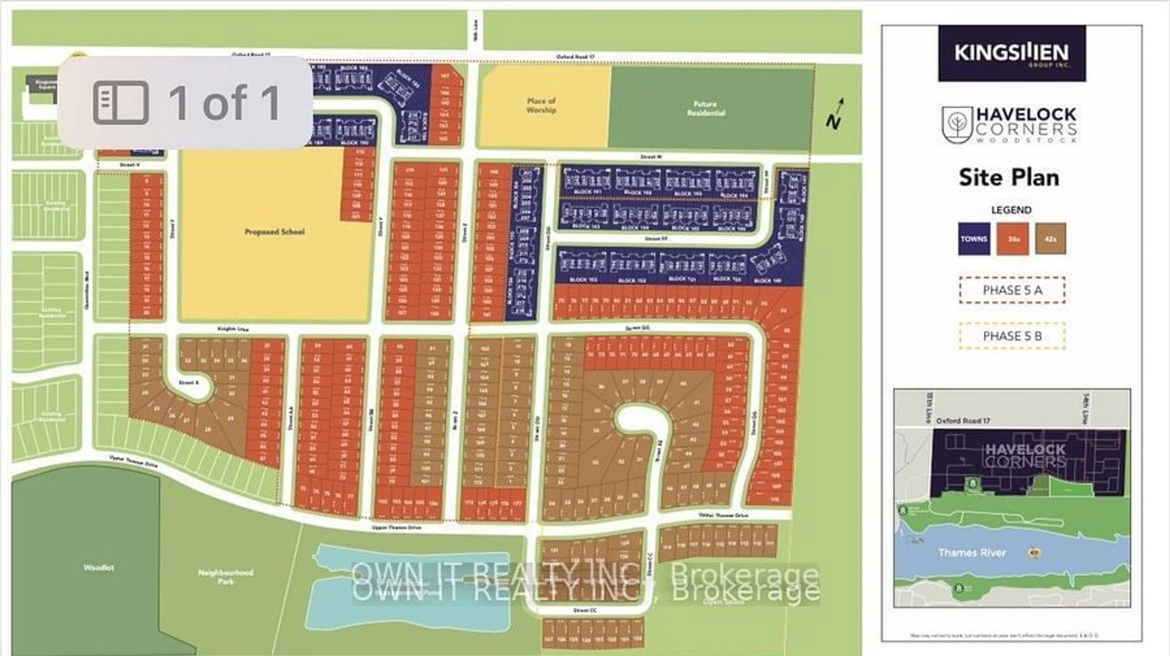 Picture of a map for 133 Harwood Ave, Woodstock Ontario N4T 0P8