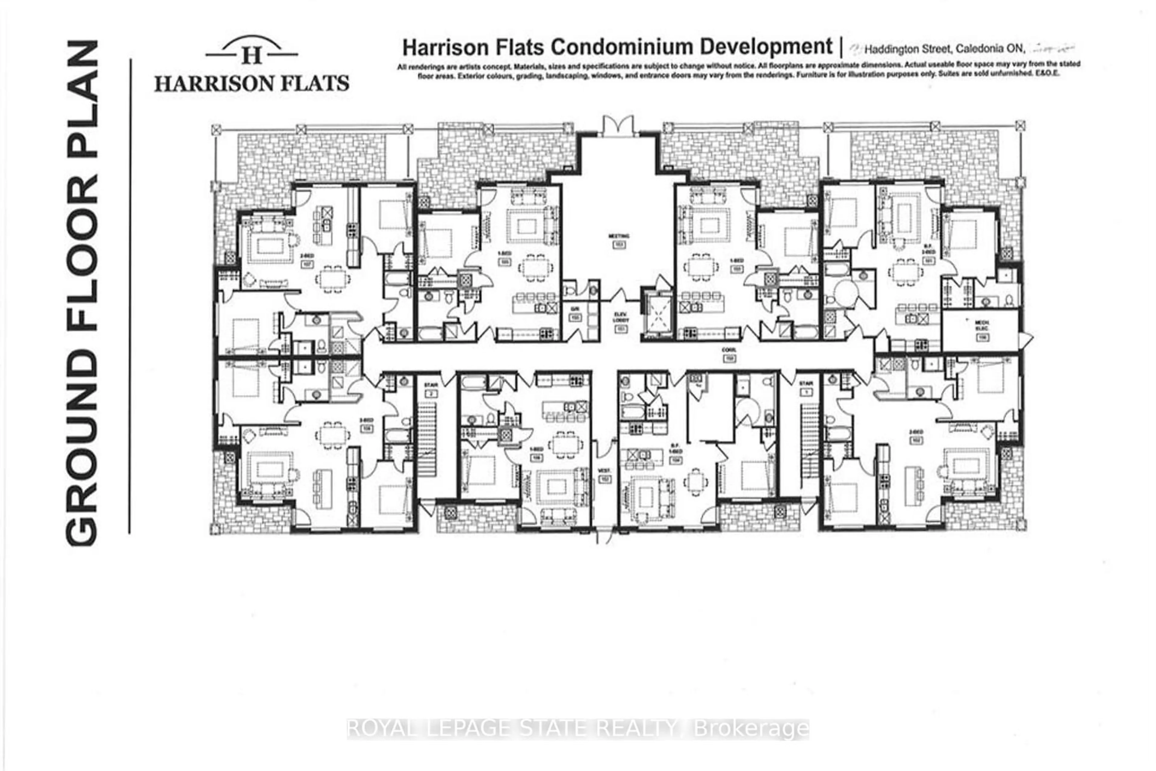 Floor plan for 65 Haddington St #105, Haldimand Ontario N3W 2H2