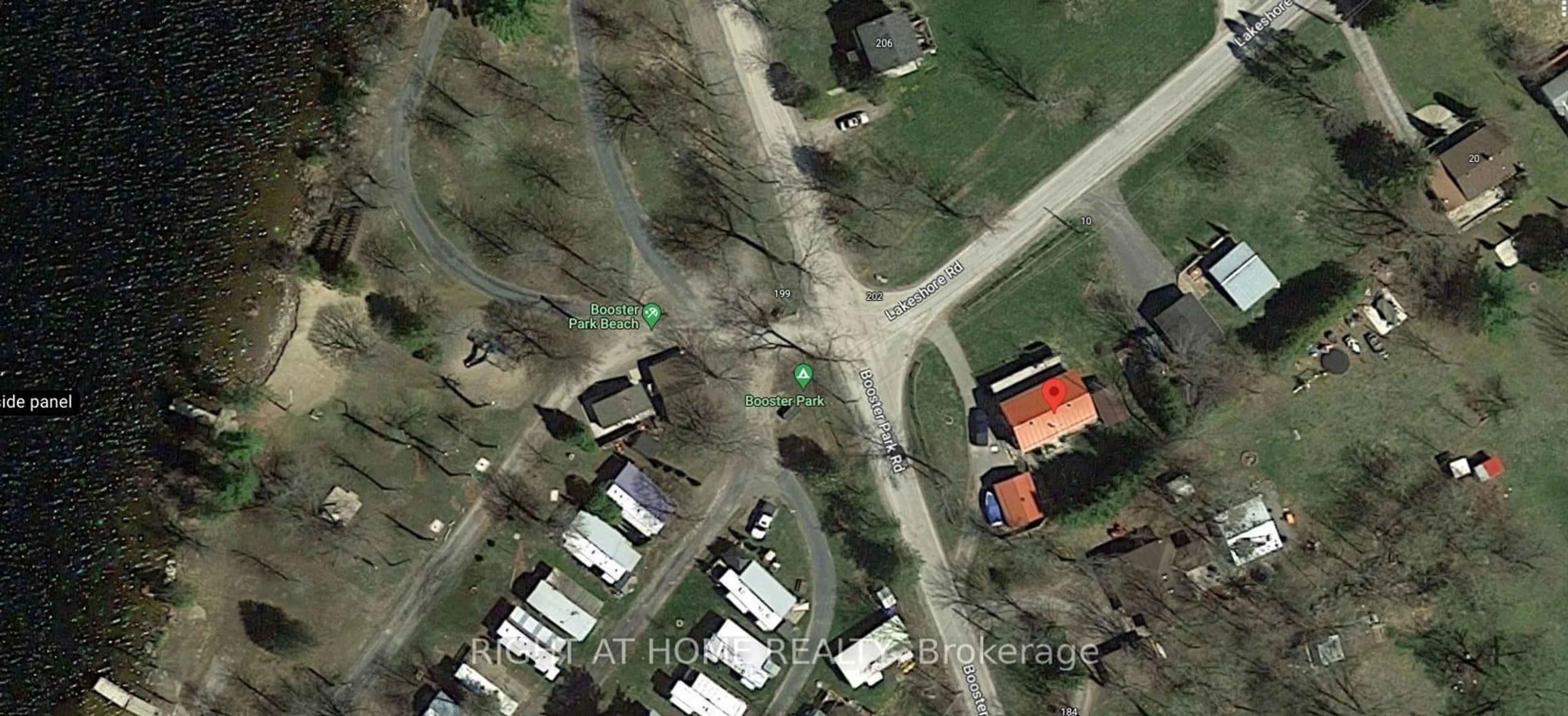 A pic from outside/outdoor area/front of a property/back of a property/a pic from drone, street for 4 Lakeshore Rd, Marmora and Lake Ontario K0K 2M0