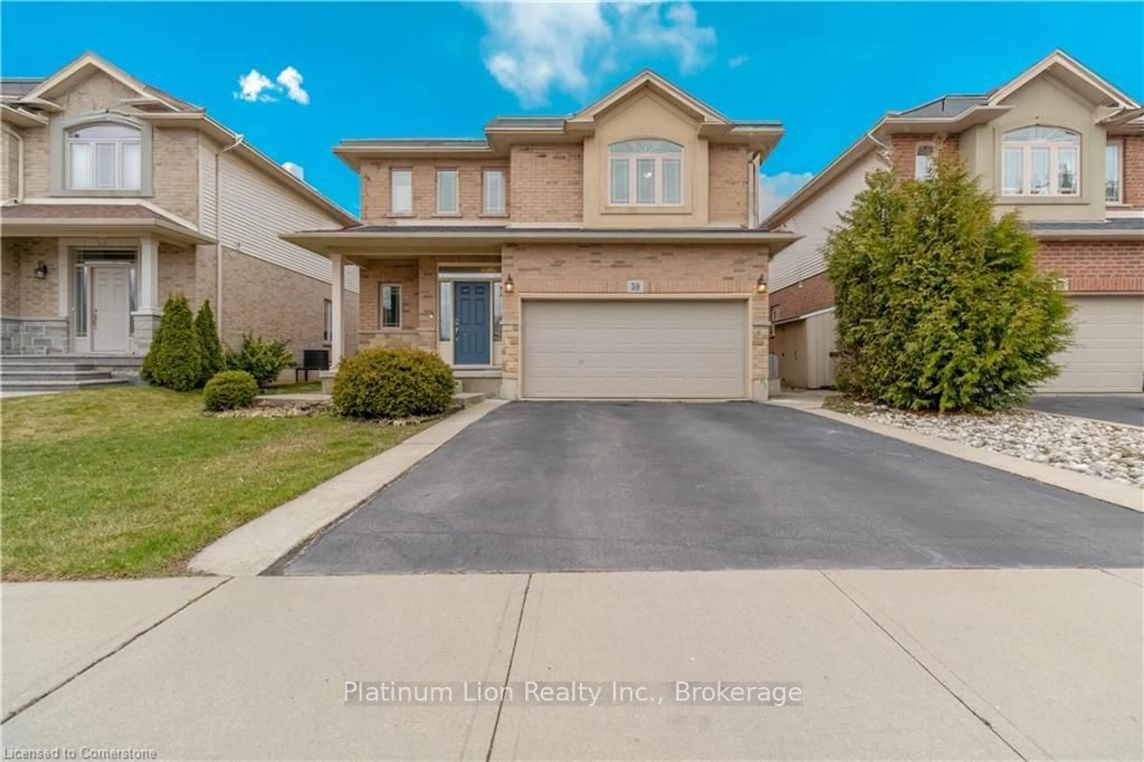 A pic from outside/outdoor area/front of a property/back of a property/a pic from drone, street for 59 Kopperfield Lane, Hamilton Ontario L0R 1W0