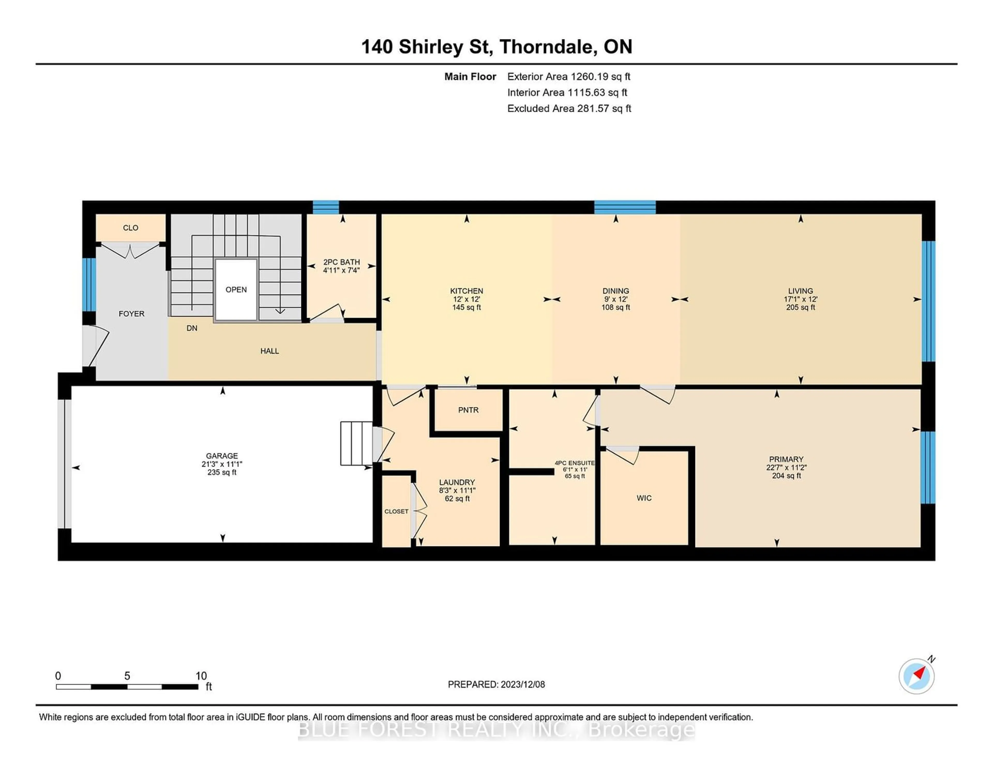 Floor plan for 142 SHIRLEY St, Thames Centre Ontario N0M 2P0