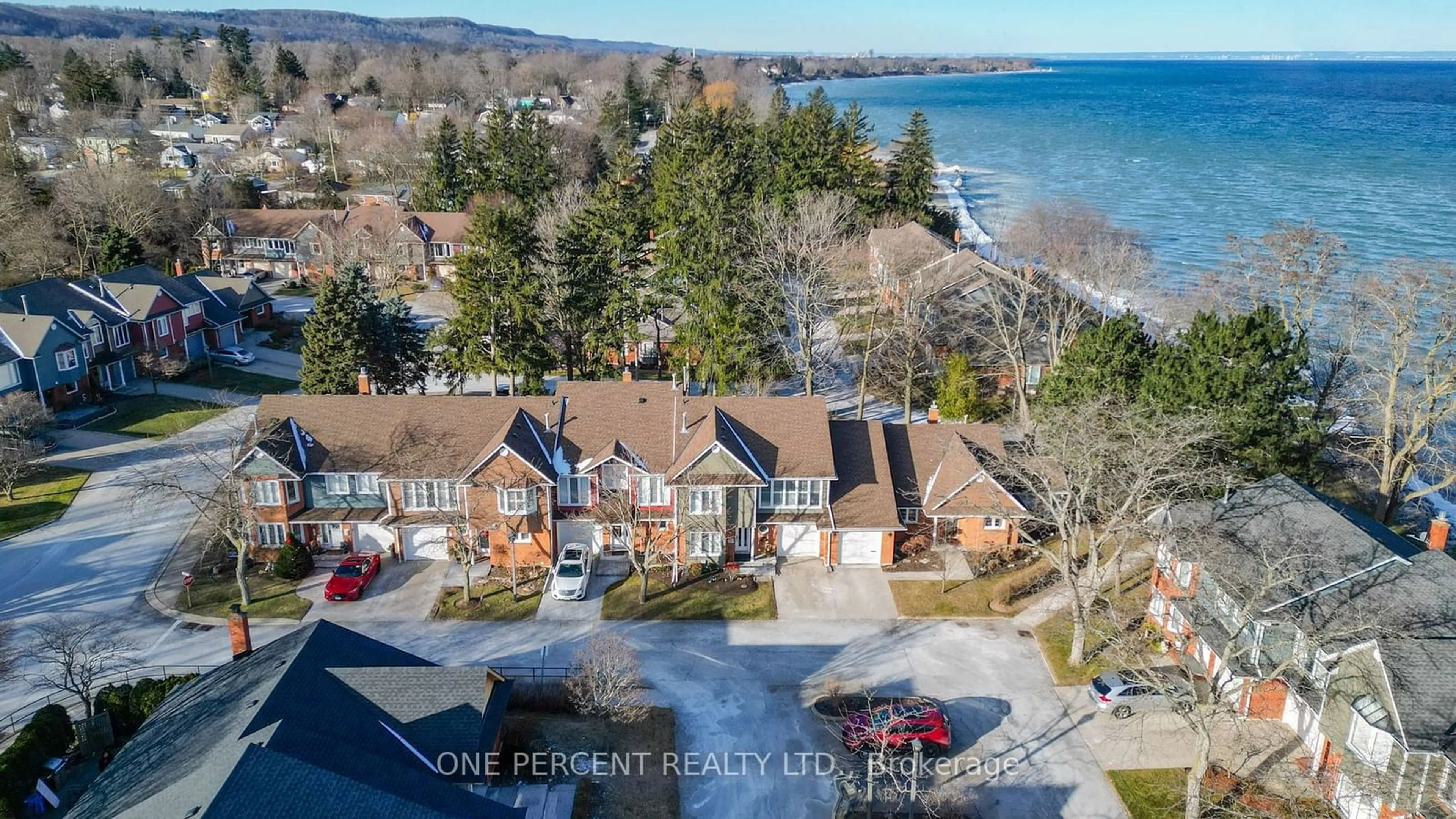 A pic from outside/outdoor area/front of a property/back of a property/a pic from drone, water/lake/river/ocean view for 375 Book Rd #17, Grimsby Ontario L3M 2M8