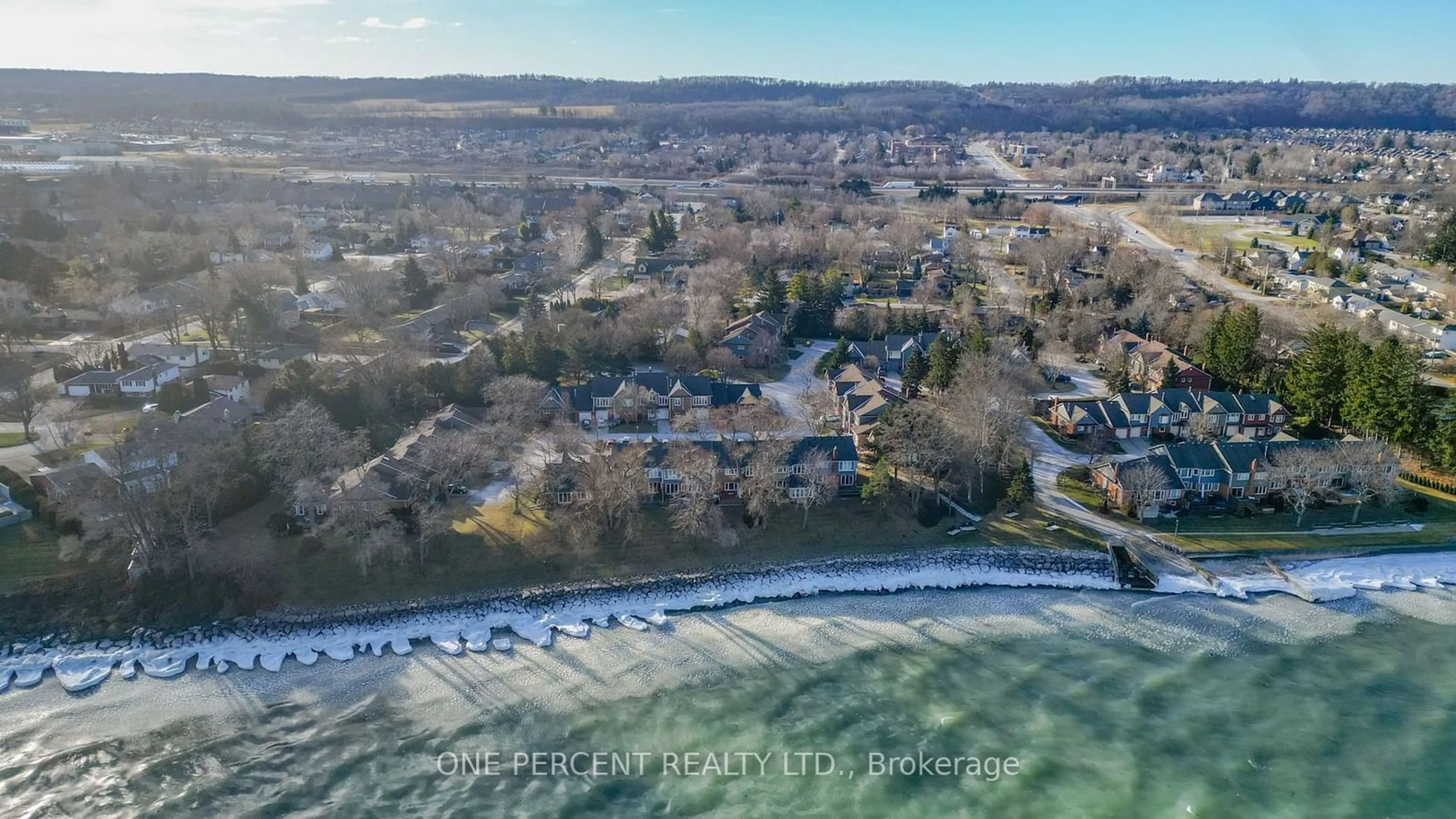 A pic from outside/outdoor area/front of a property/back of a property/a pic from drone, water/lake/river/ocean view for 375 Book Rd #17, Grimsby Ontario L3M 2M8