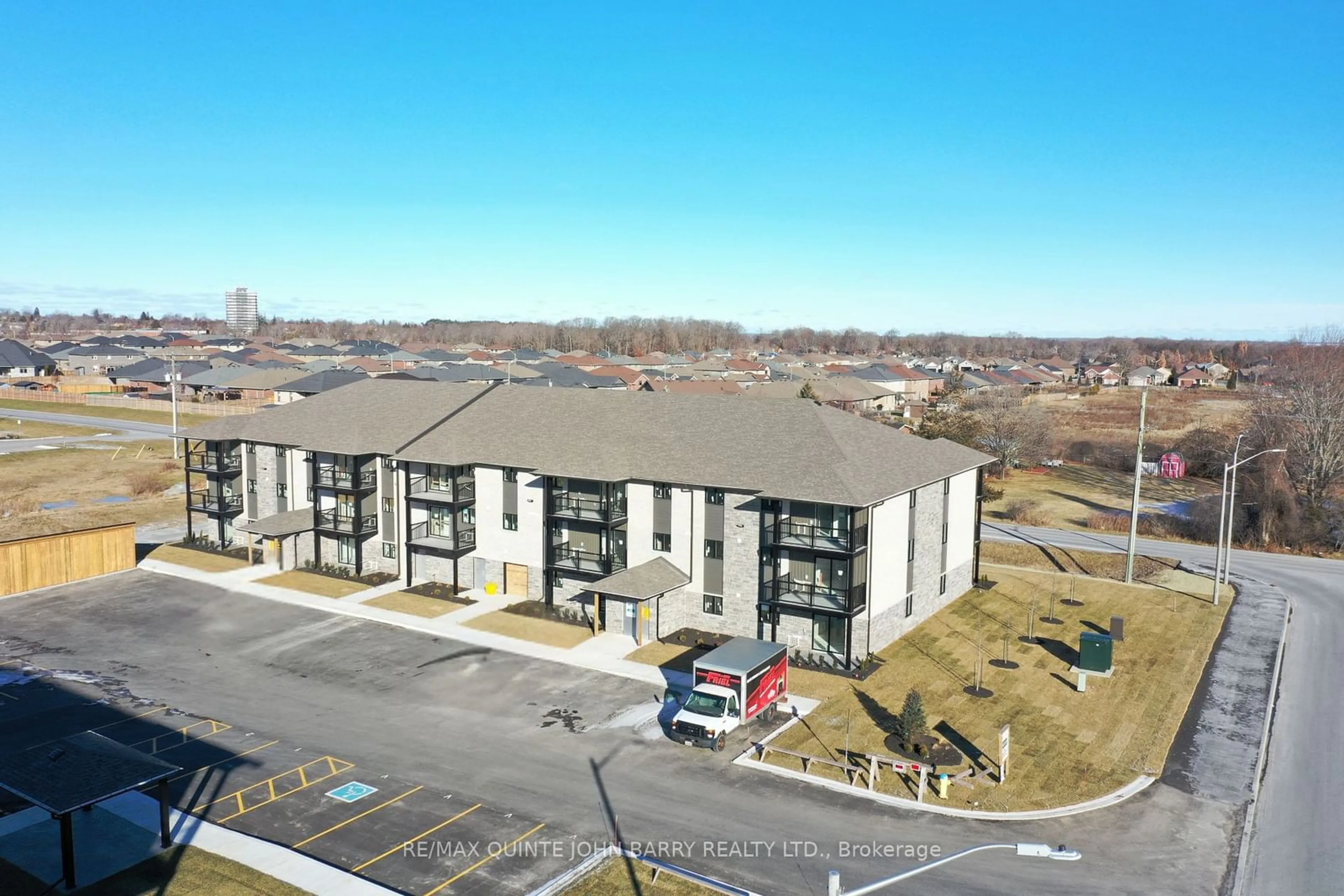 A pic from outside/outdoor area/front of a property/back of a property/a pic from drone, building for 110-10 Hillside Meadow Dr, Quinte West Ontario K8V 0J7