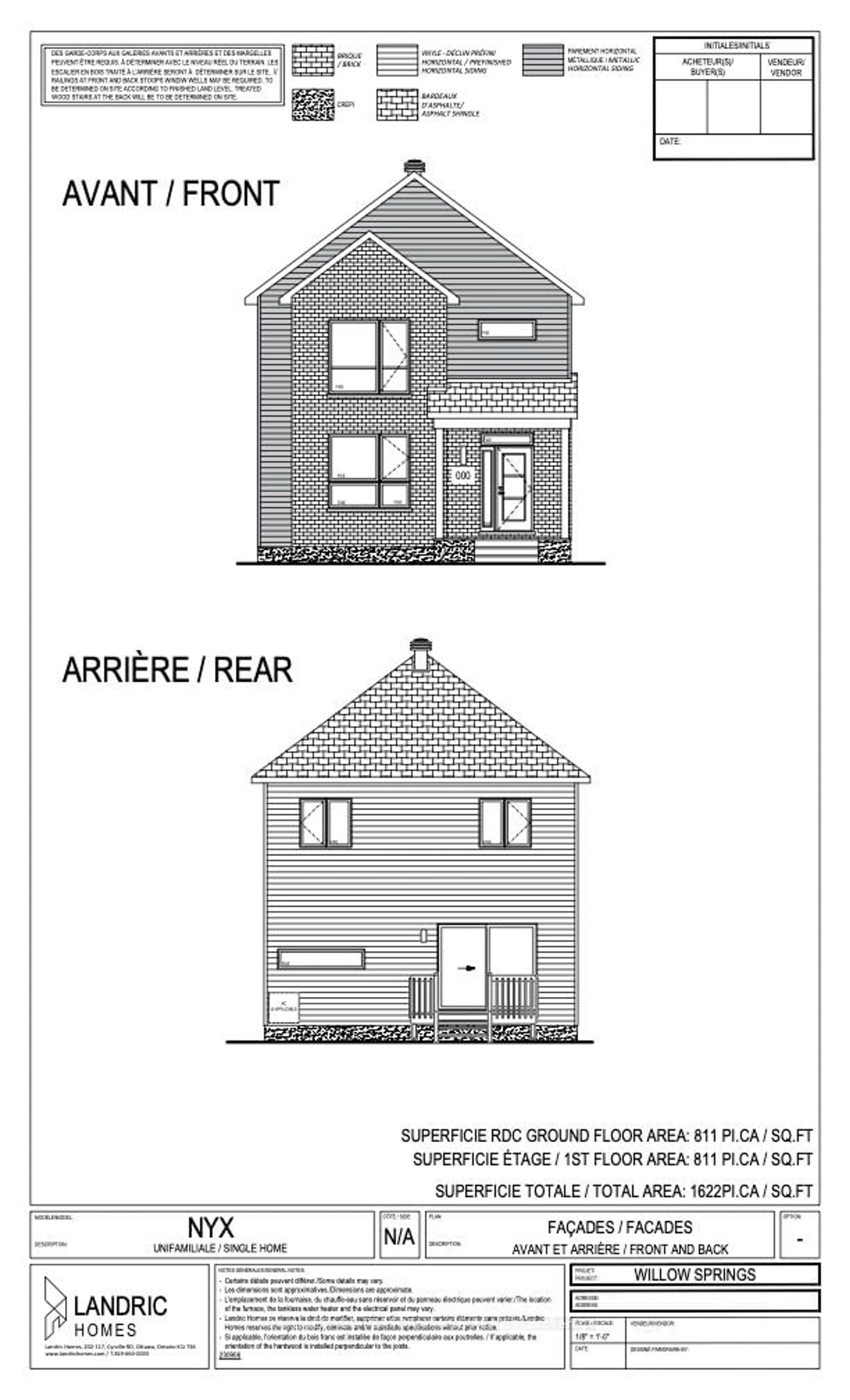 Floor plan for Lot 7C Juniper St, The Nation Ontario K0A 2M0