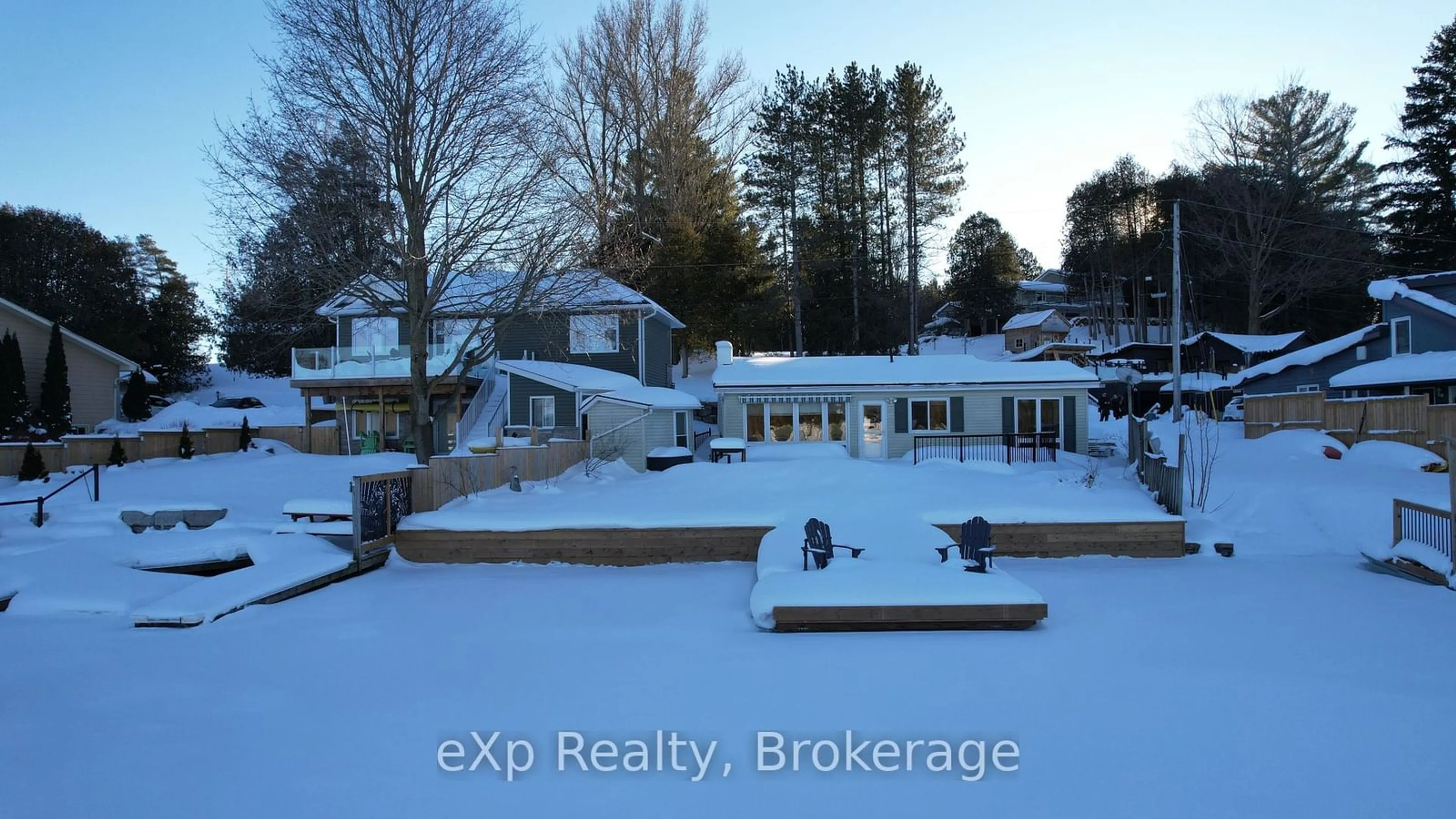 A pic from outside/outdoor area/front of a property/back of a property/a pic from drone, unknown for 209 Lake Rosalind Road 2, Brockton Ontario N4N 3B9